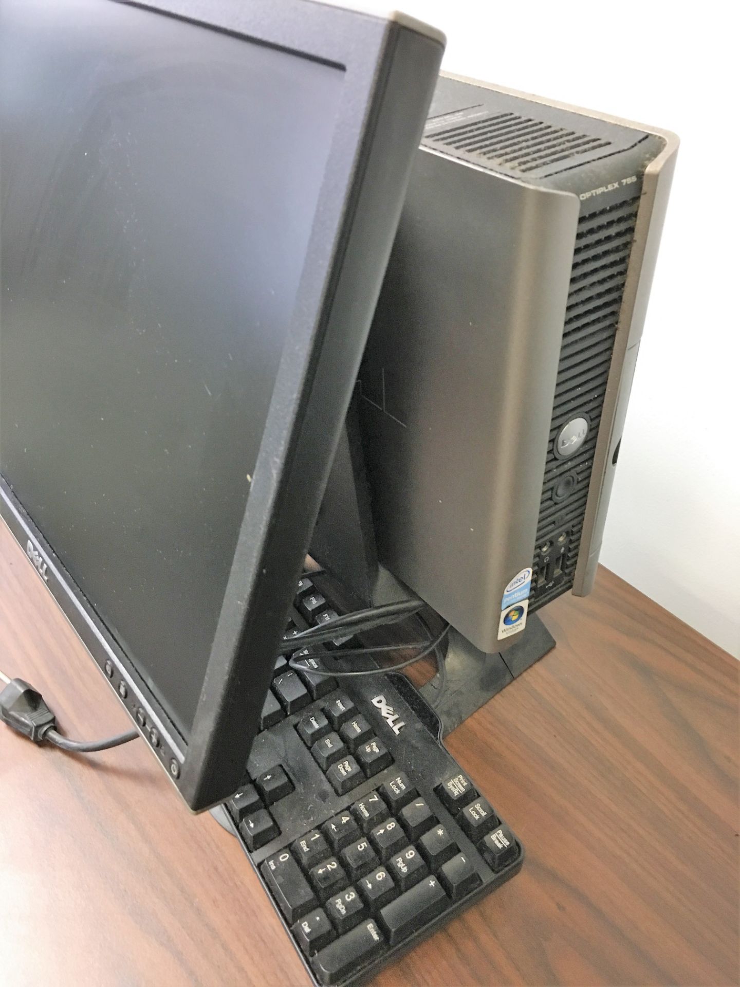 (3) DELL COMPUTERS WITH FLAT SCREEN MONITORS - Image 2 of 2