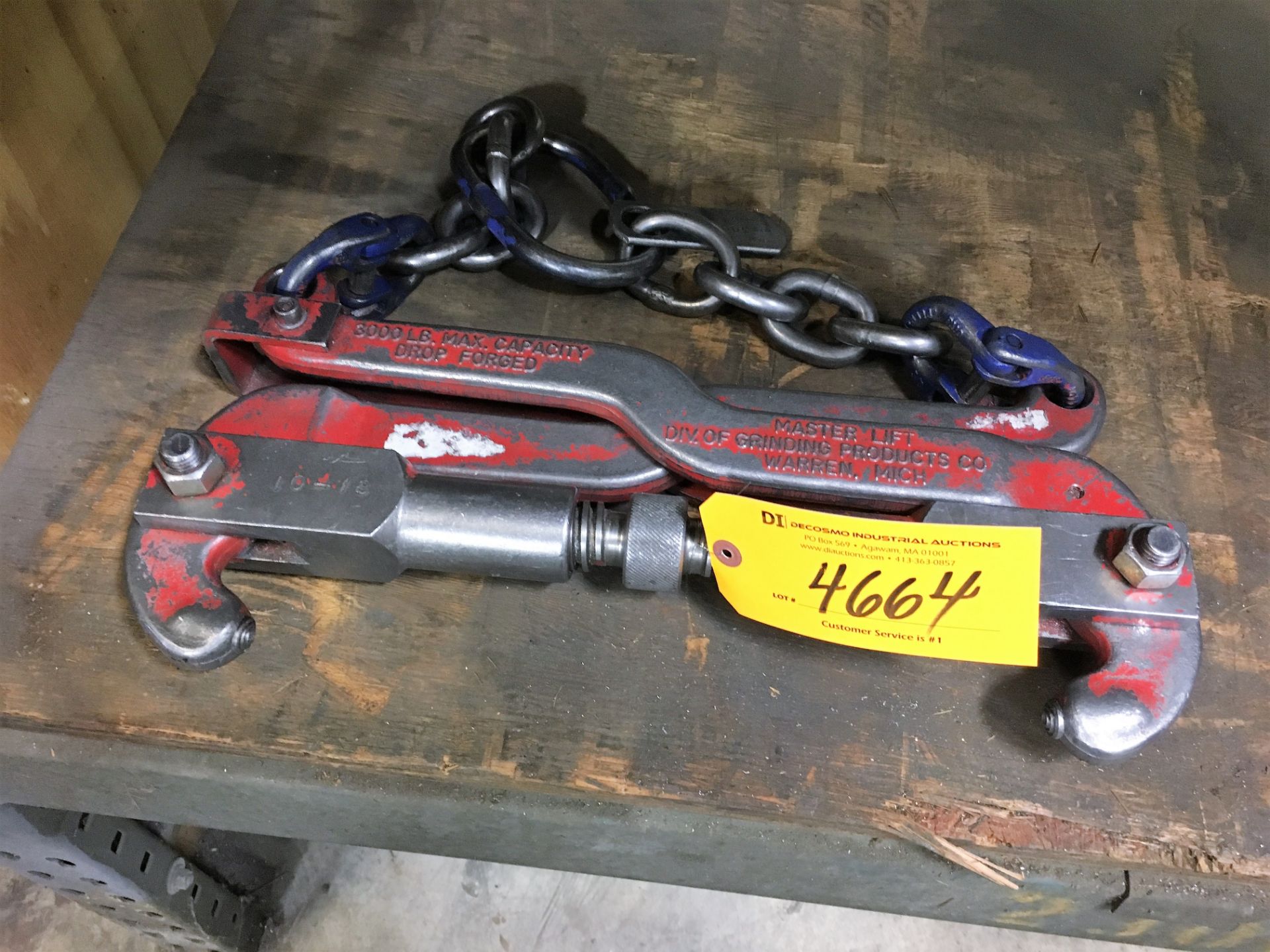 MASTERLIFT 3,000 LB. MATERIAL LIFTING CLAMP