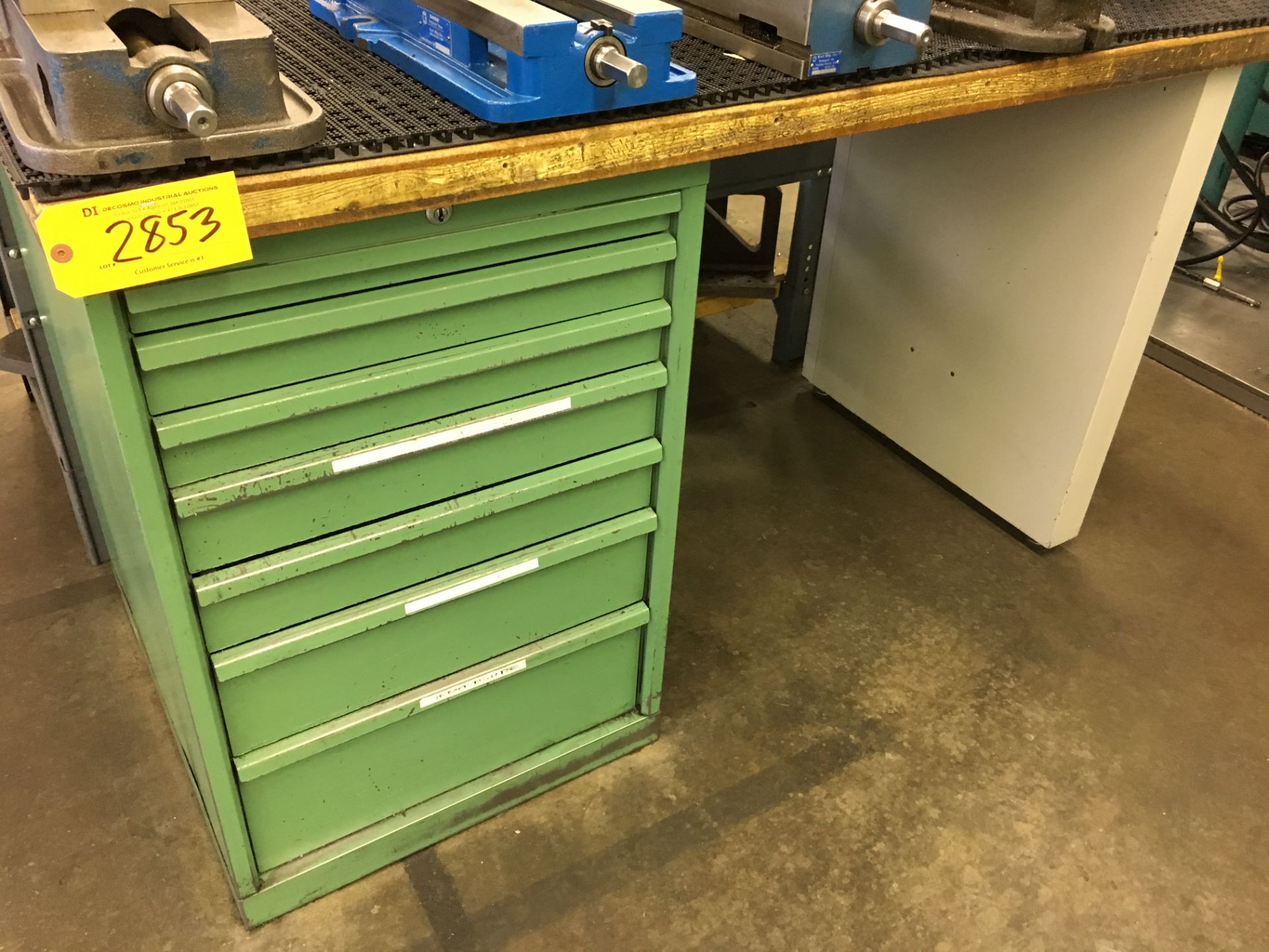 LISTA WOOD TOP WORK BENCH WITH Cabinet