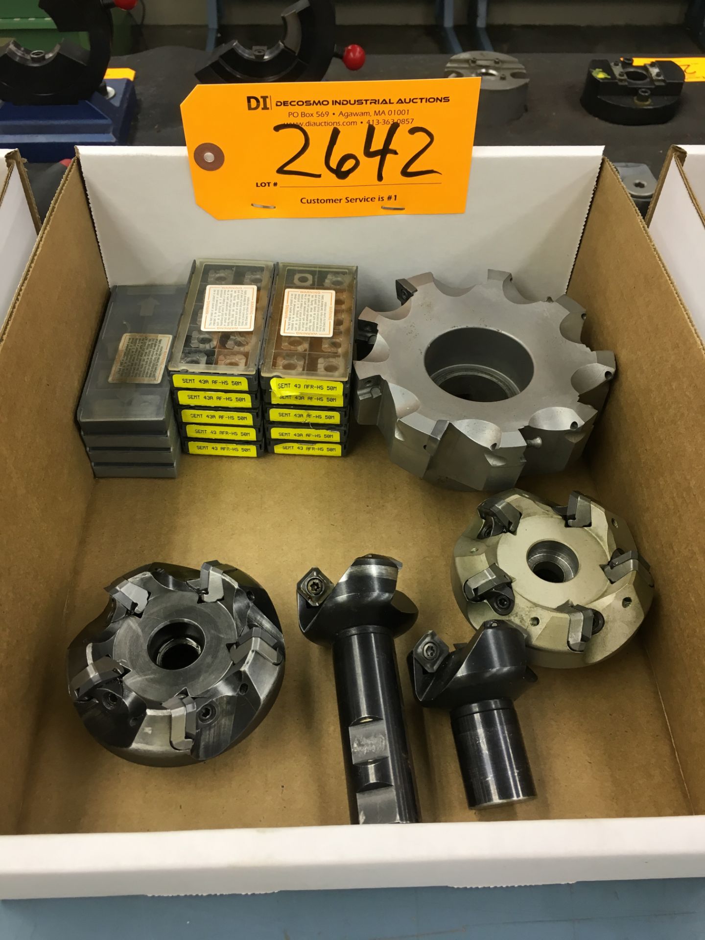 ISCAR CARBIDE INDEXABLE FACE MILLS WITH INSERTS