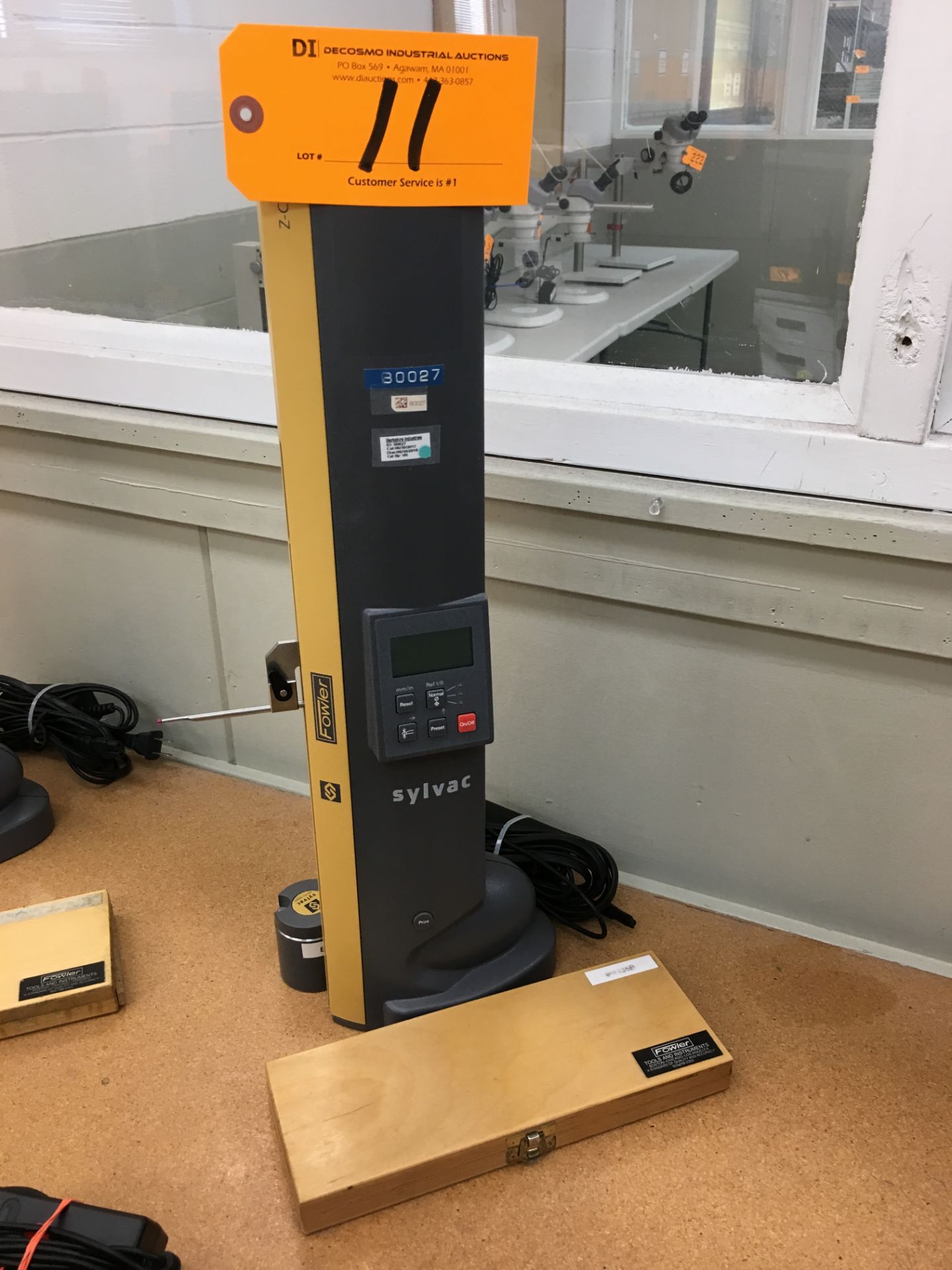 FOWLER-SYLVAC # Z-CAL-300 DIGITAL HEIGHT GAGE WITH CALIBRATION BLOCK