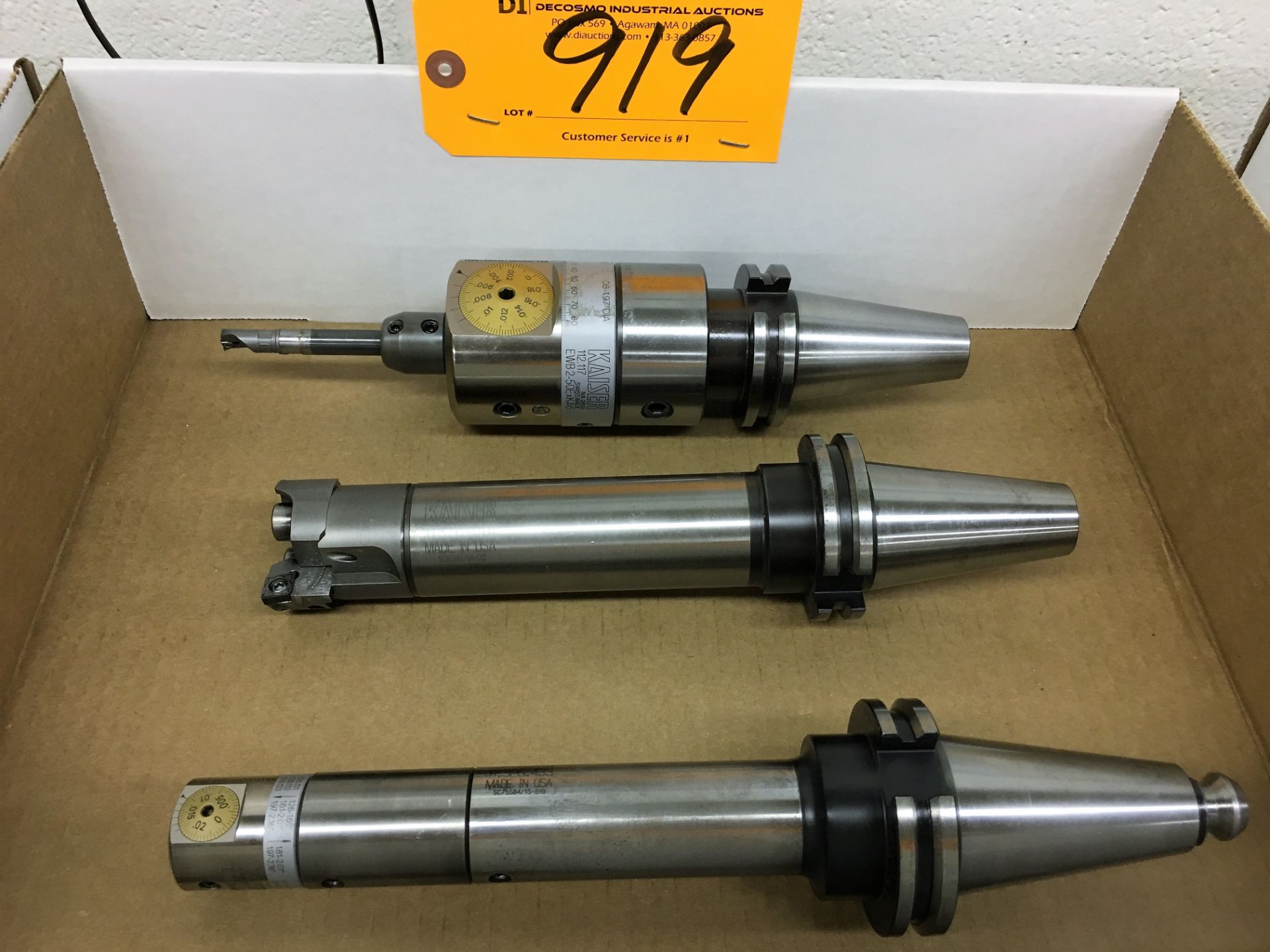 (3) KAISER #CT-40 PRECISION CNC BORING TOOLS