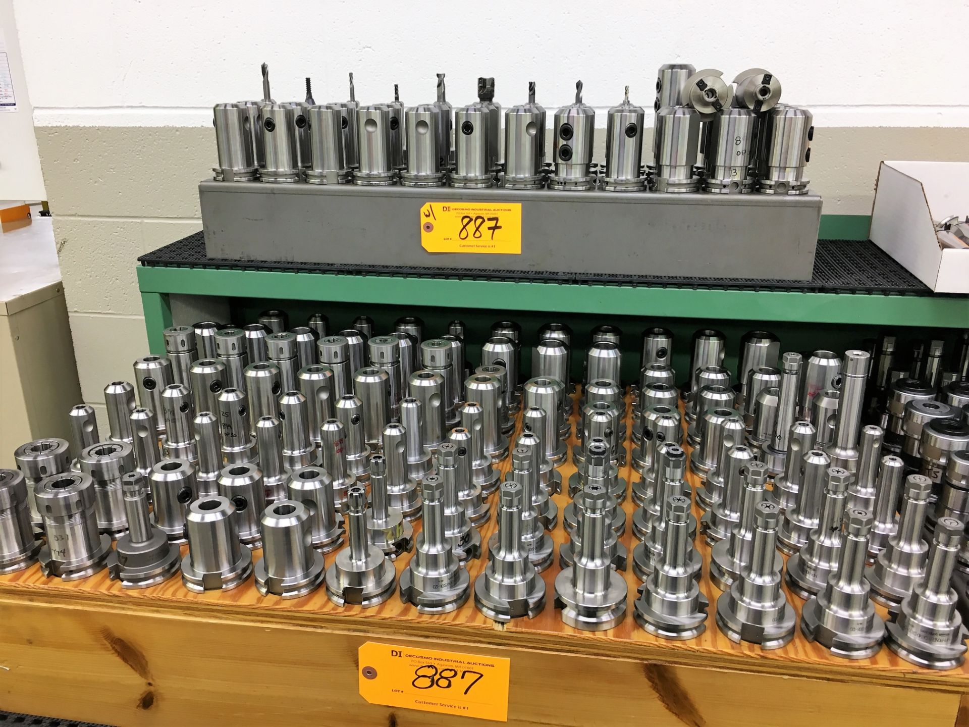 (140) PIONEER # CT-40 HIGH SPEED BALANCED CNC TOOL HOLDERS (END MILL & COLLET TYPE)