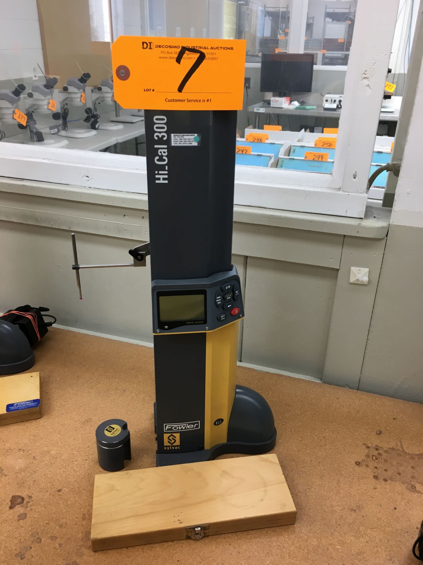 FOWLER-SYLVAC # HI-CAL-300 DIGITAL HEIGHT GAGE WITH CALIBRATION BLOCK