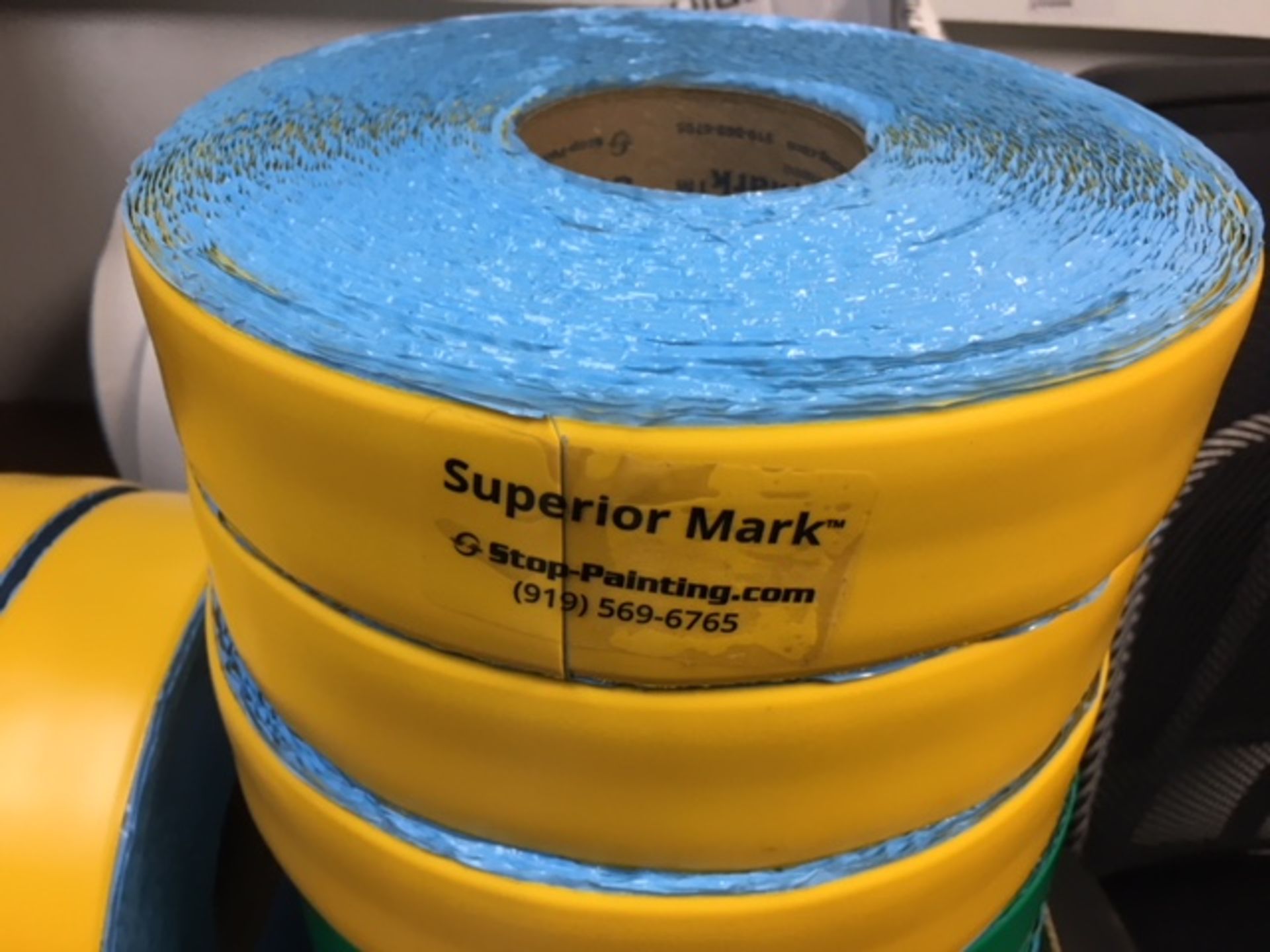 SUPERIOR-MARK "STOP PAINTING" SELF-ADHERING PLASTIC FLOOR SAFETY STRIPPING - Image 2 of 3