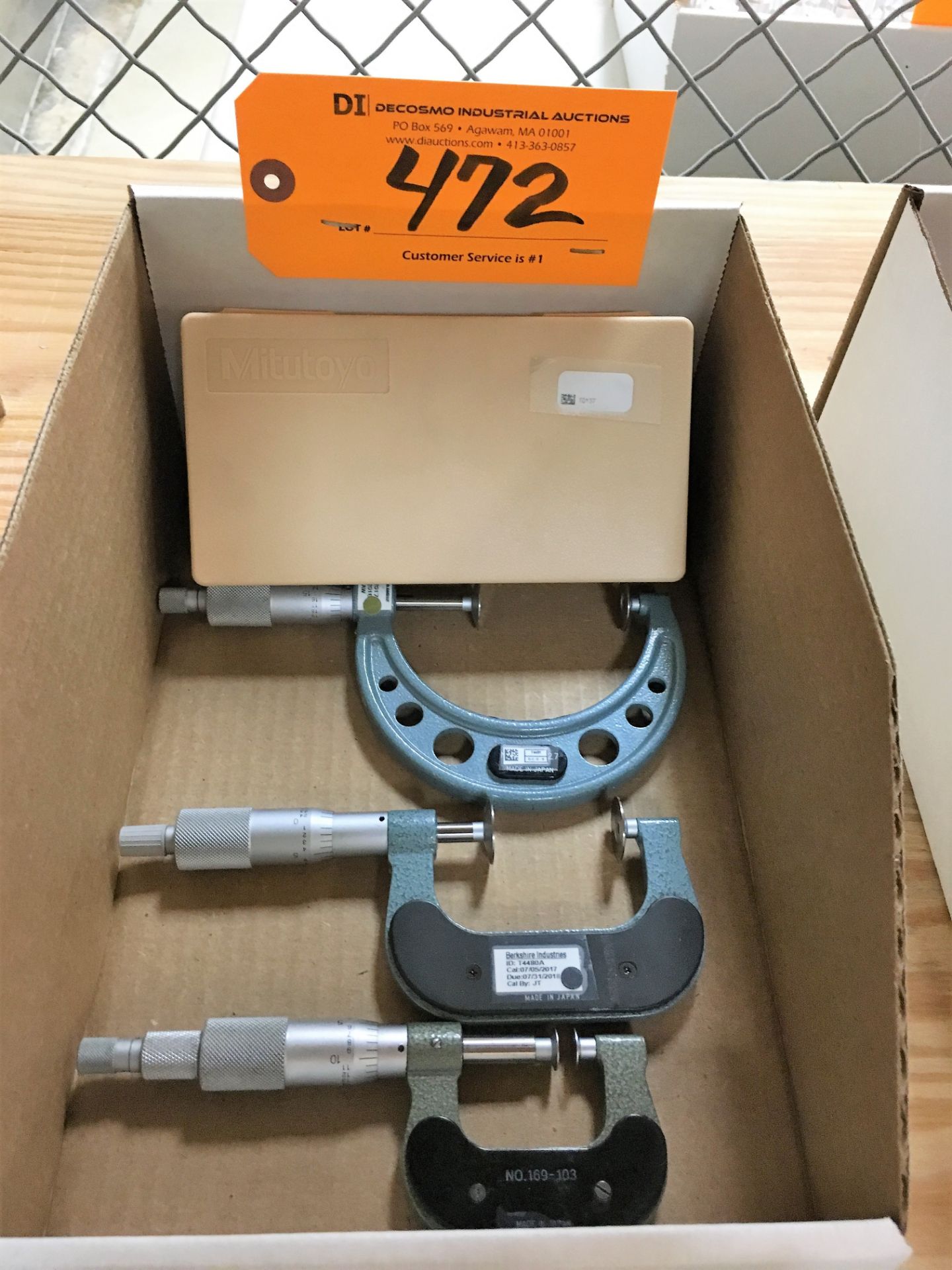 (3) MITUTOYO DISC MICROMETERS