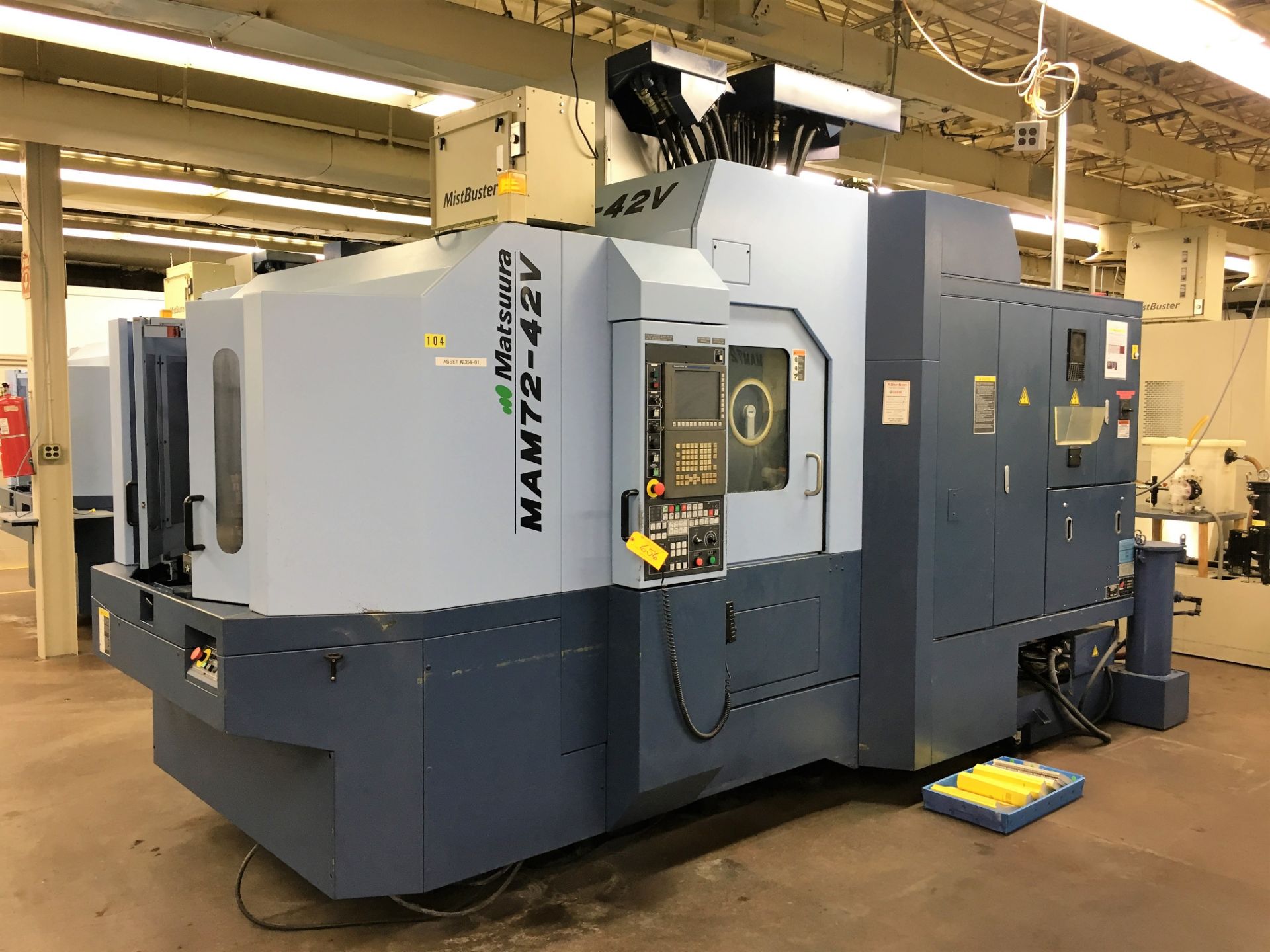 MATSUURA # MAM-72-42V ''TRUNNION-TYPE'' ''FULL-5-AXIS'' CNC VERTICAL MACHINING CENTER WITH