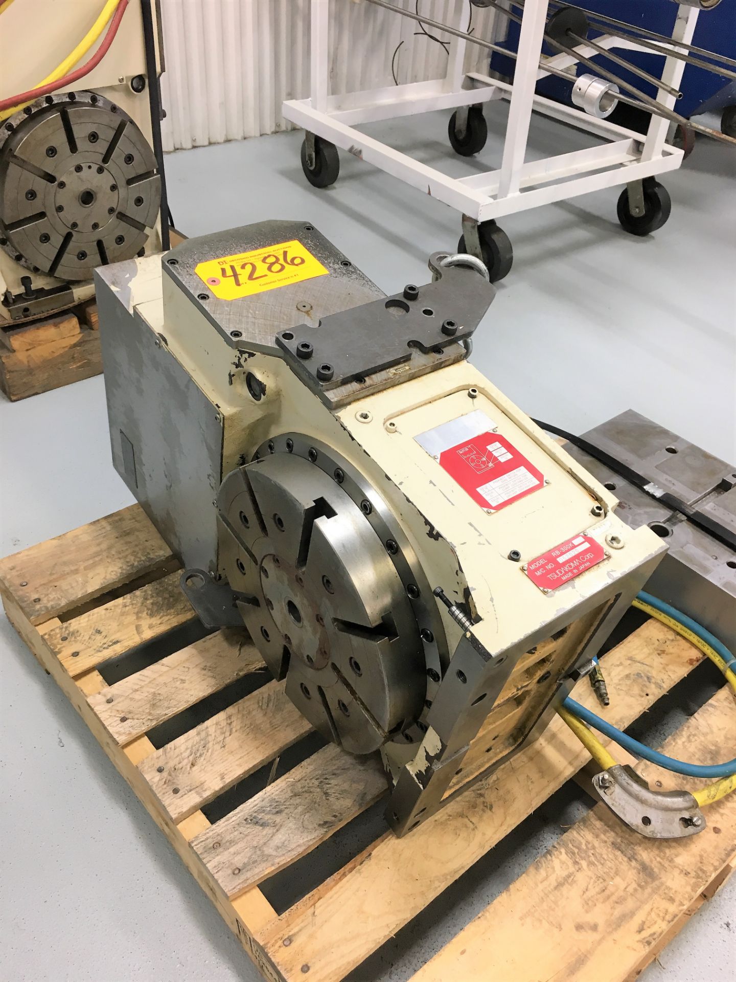 TSUDAKOMA #RB-300K CNC ''4TH-AXIS'' ROTARY TABLE (RED CAP FANUC MOTOR), S/N 052020, (NEW 2005)