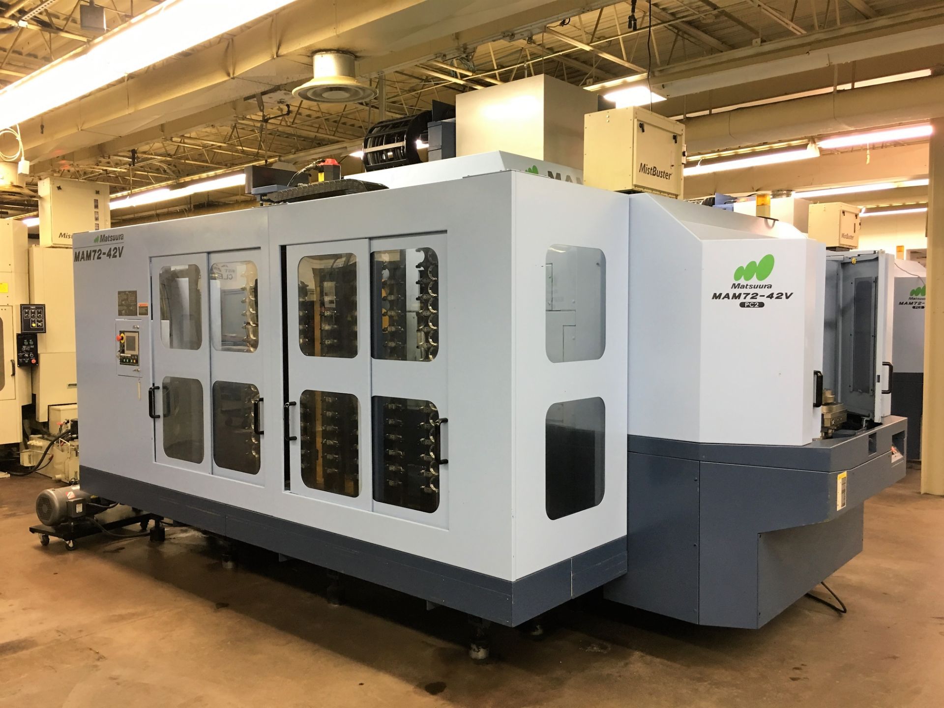 MATSUURA # MAM-72-42V ''TRUNNION-TYPE'' ''FULL-5-AXIS'' CNC VERTICAL MACHINING CENTER WITH - Image 5 of 7