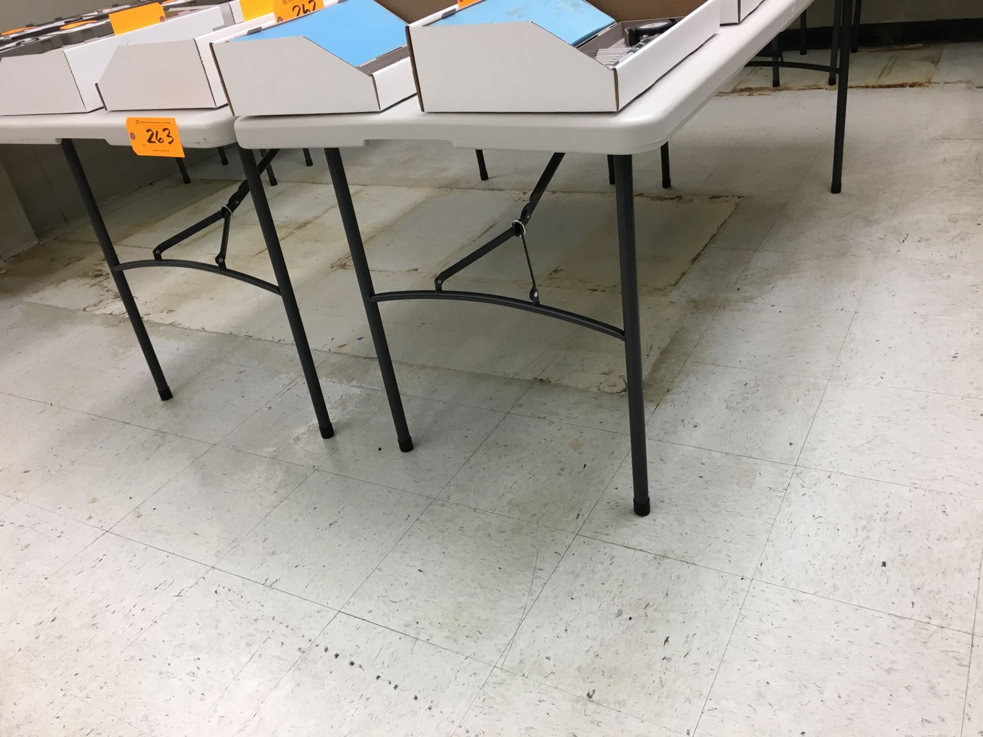 (6) FOLDING TABLES (NEW)