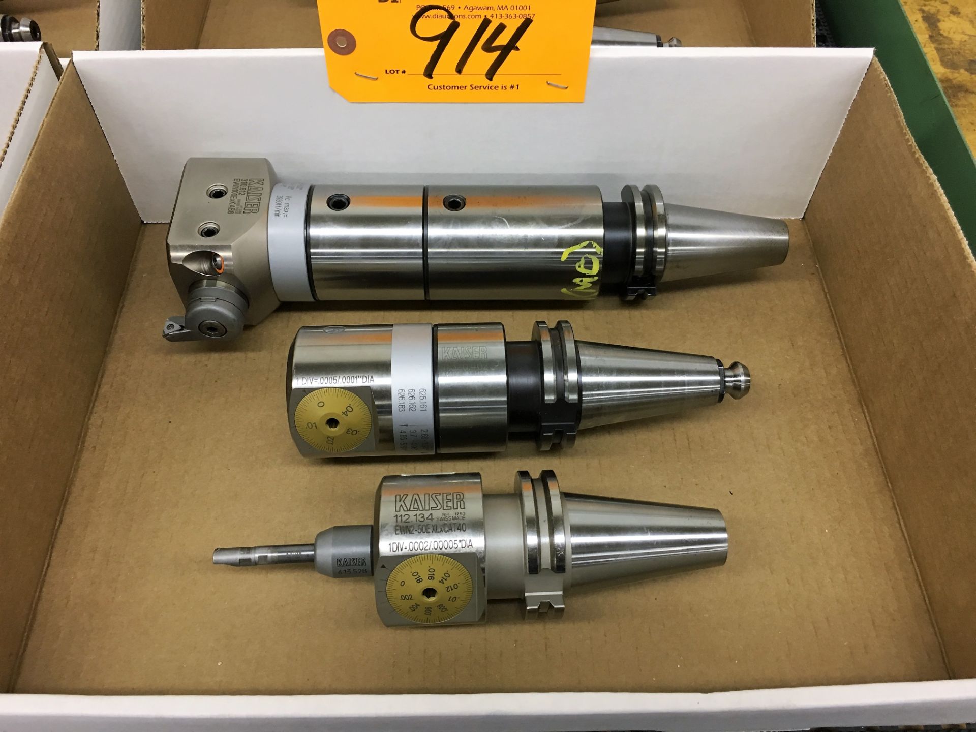 (3) KAISER #CT-40 PRECISION CNC BORING TOOLS