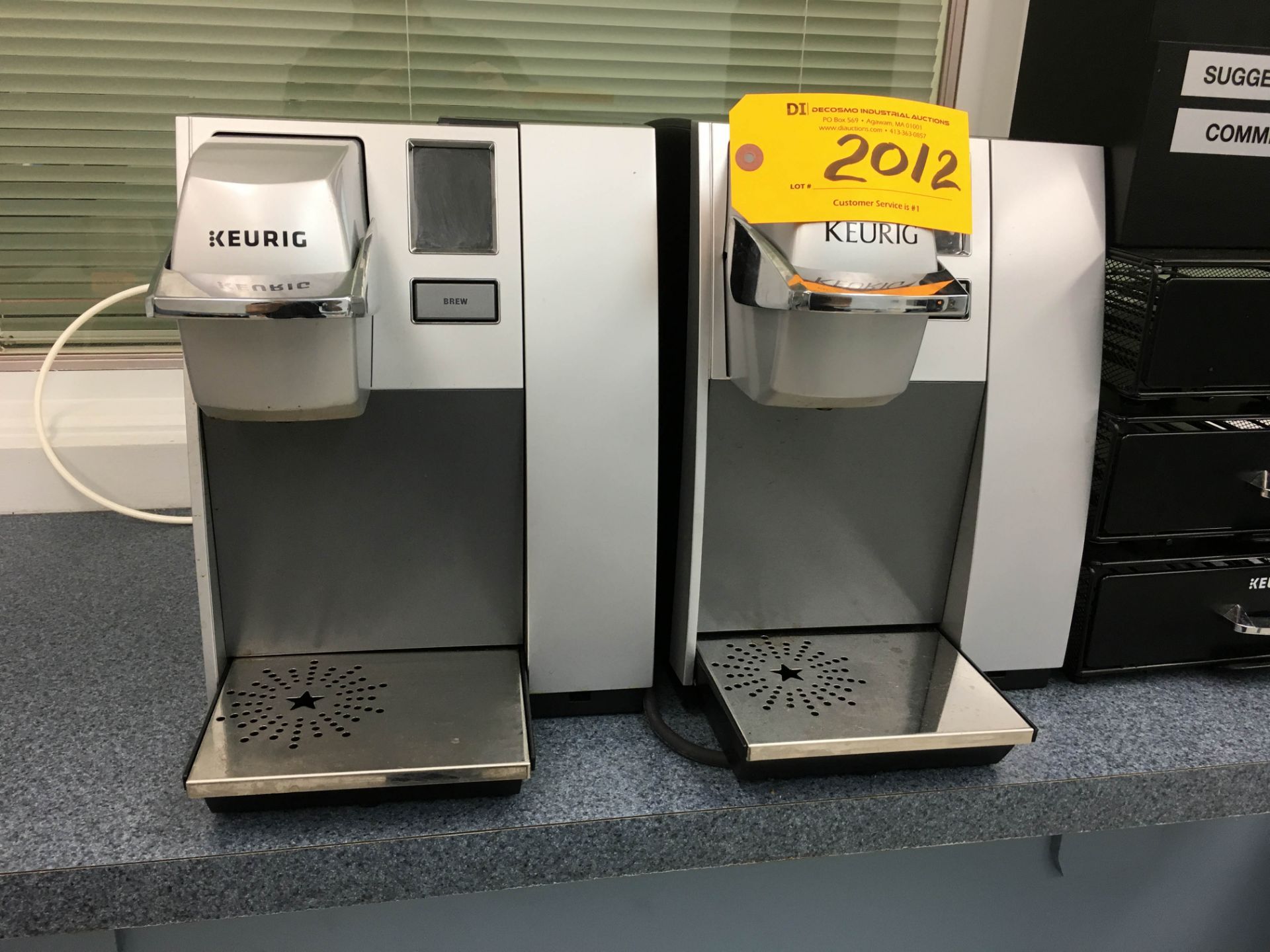 (2) KEURIG COMMERCIAL COFFEE MACHINES