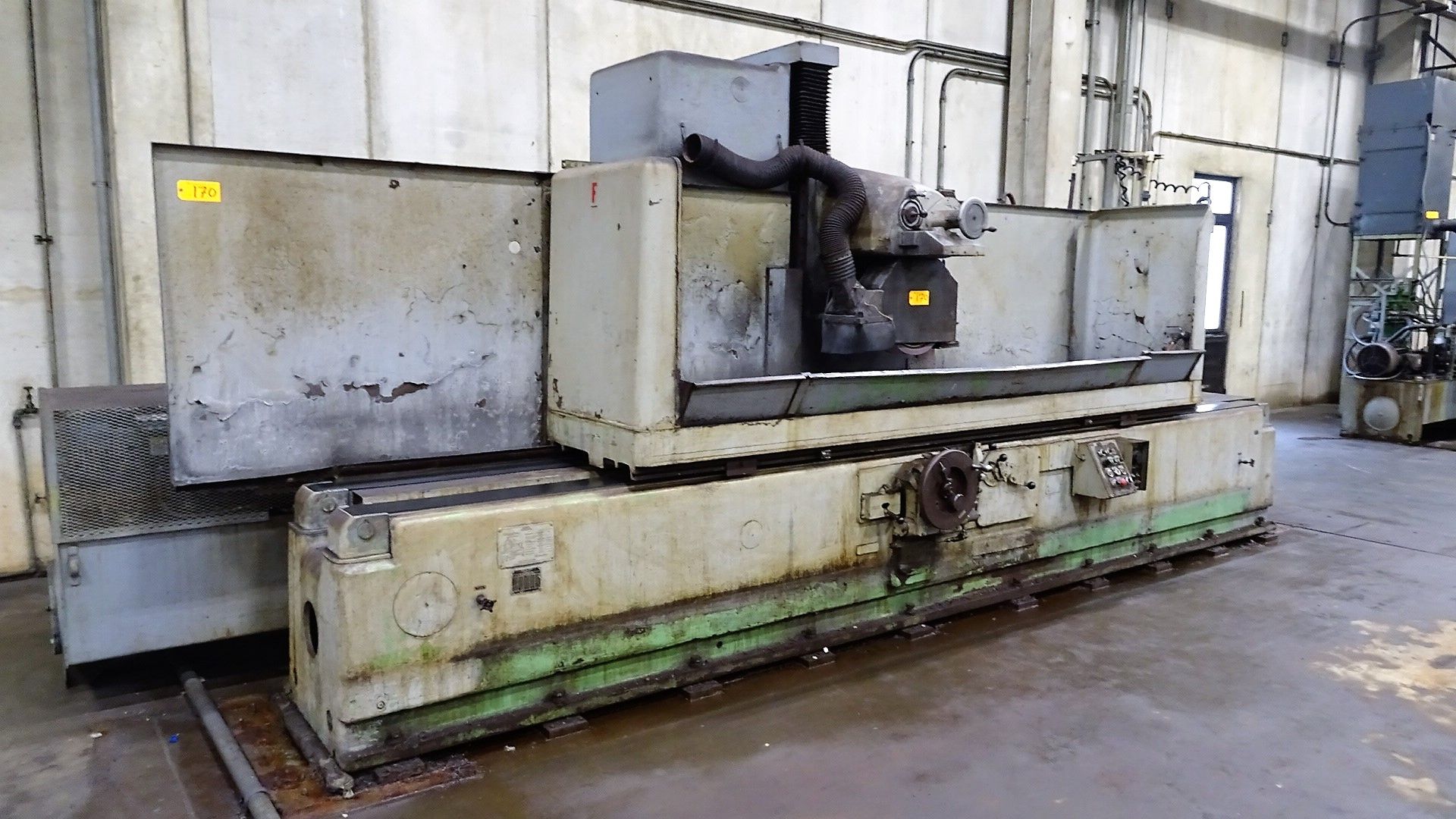 Thompson Model C 18'' x 96'' Hydraulic Surface Grinder with Incremental Downfeed, 18'' x 96'' - Image 2 of 4