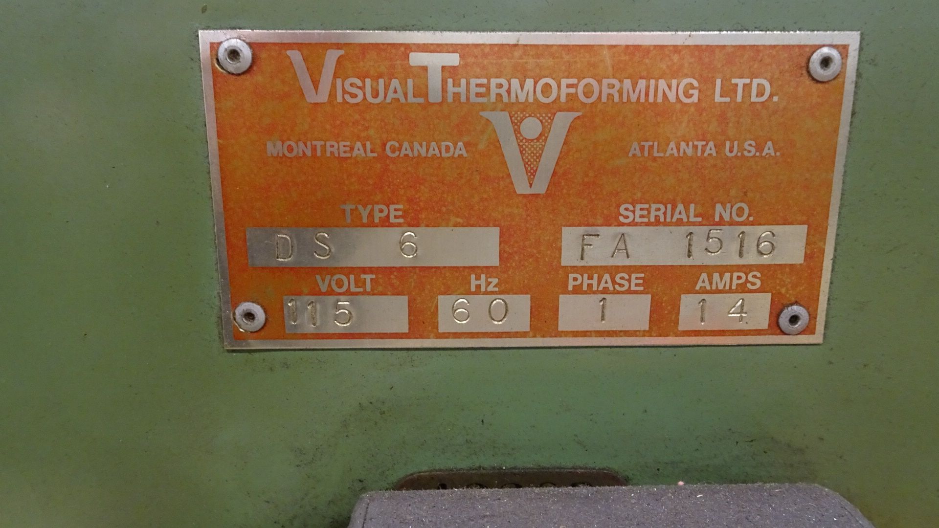 Visual Thermo Forming Blister Seal Packaging Machine, Type DS-6, with Adjustable Dwell Time & - Image 3 of 3