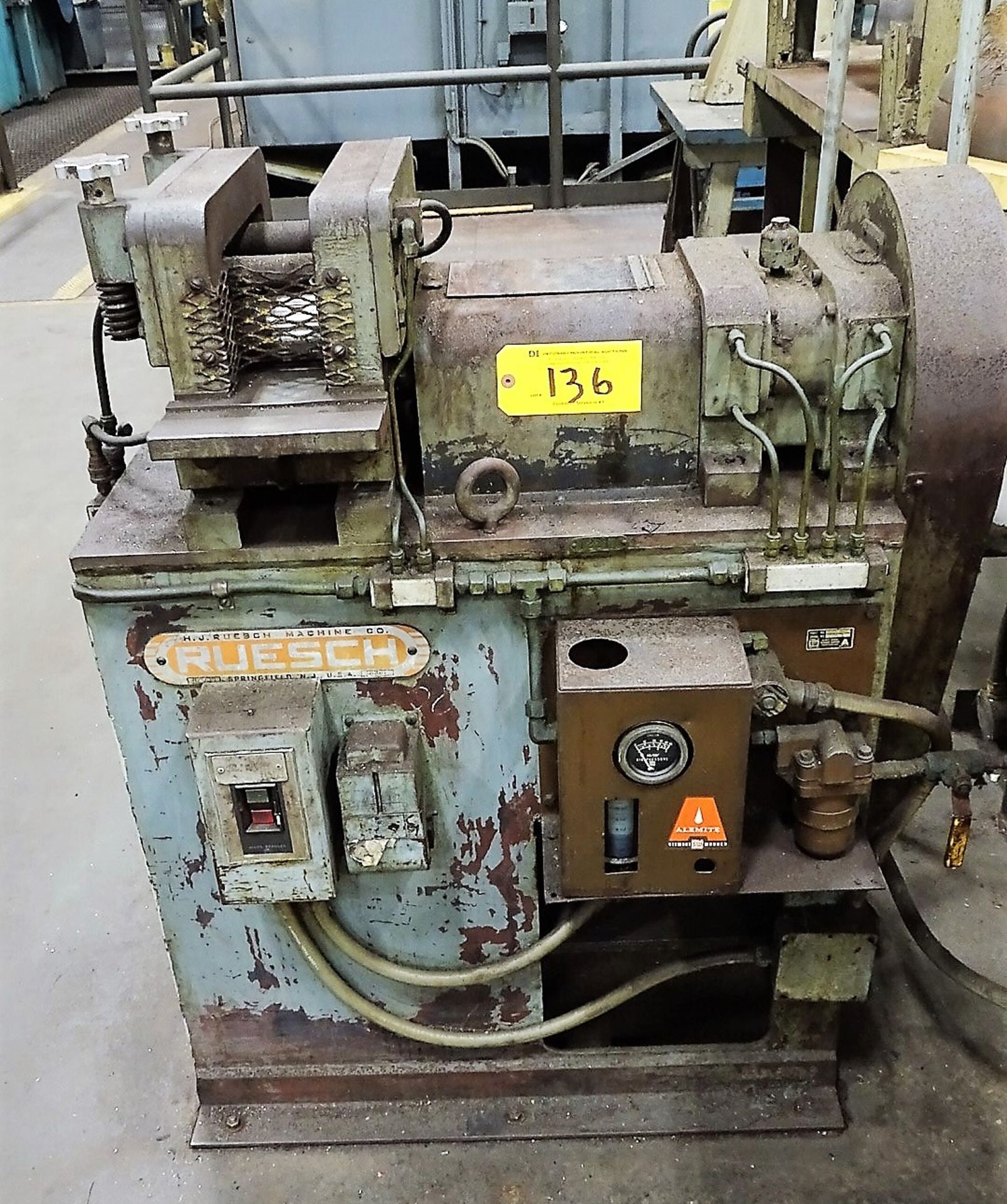 Ruesch Model N-2539 (2-High) Rolling Mill/Straightener with 3.5'' Rolls, sn:5863