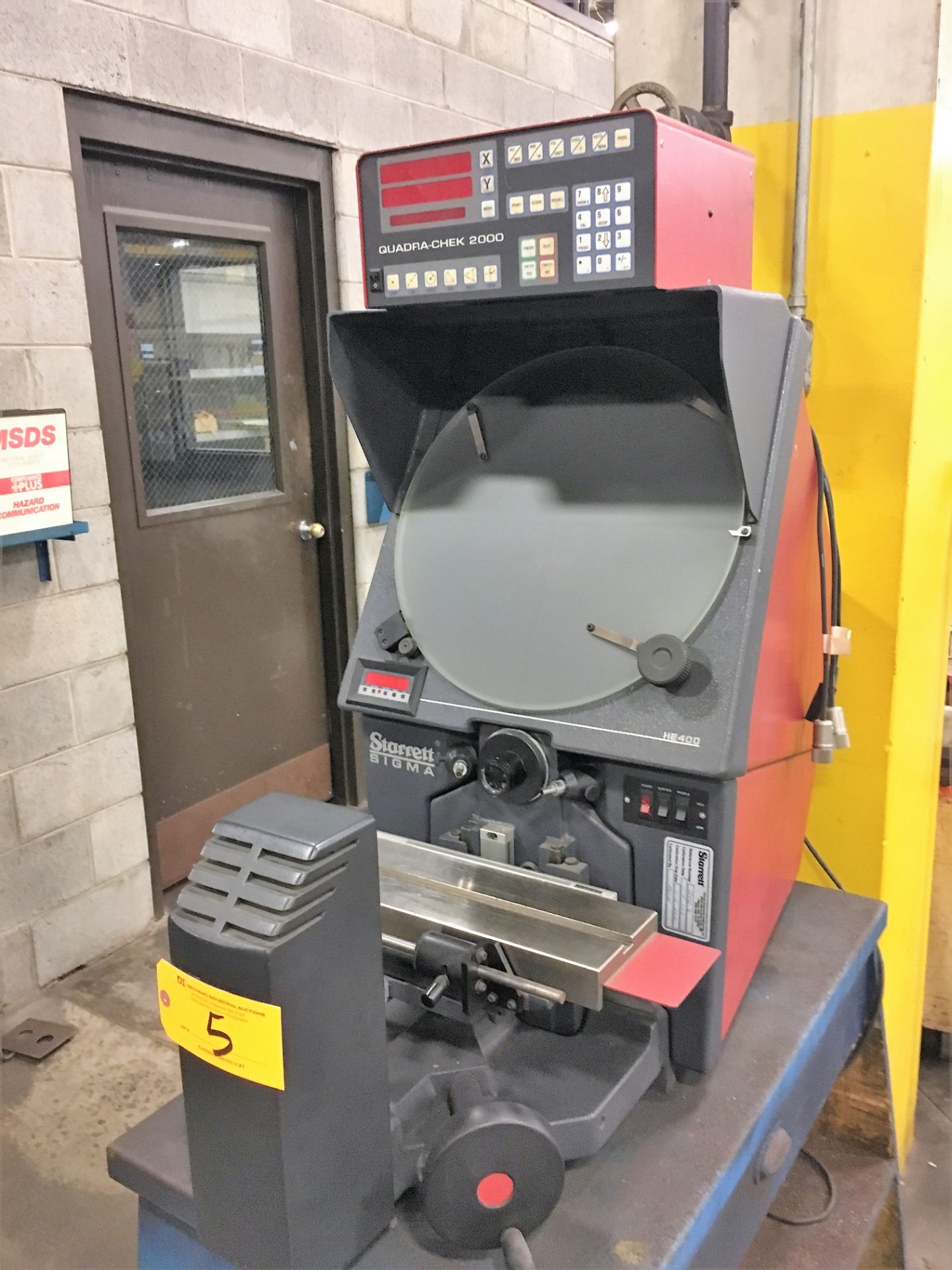 Starrett HE-400 ''Sigma'' Optical Comparator with Quadra-Chek 2000 DRO - Bild 2 aus 3