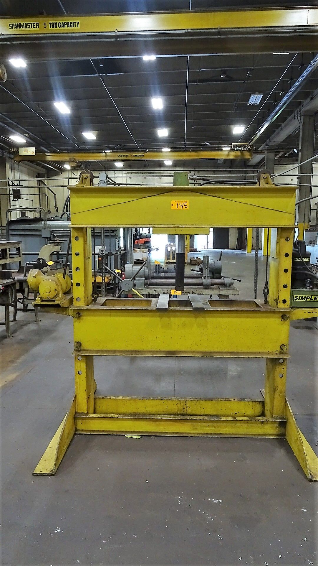 50 Ton H-Frame Press with Simplex Electric Hydraulic Pump - Bild 2 aus 2