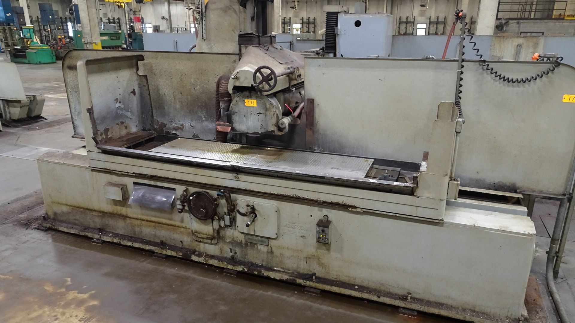 Thompson Model H-22-89 24'' x 96'' Hydraulic Surface Grinder with Incremental Downfeed, 24'' x 96'' - Image 3 of 4