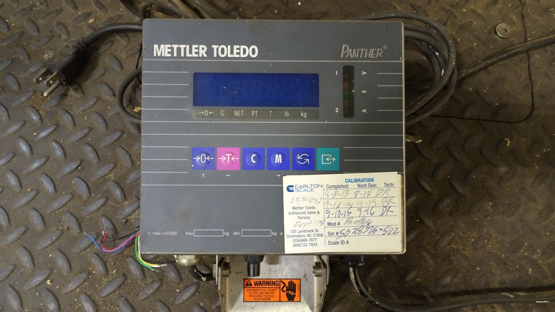 Mettler Toledo Digital Platform Scale with Mettler Toledo Panther Digital Display & Ramp - Image 2 of 2