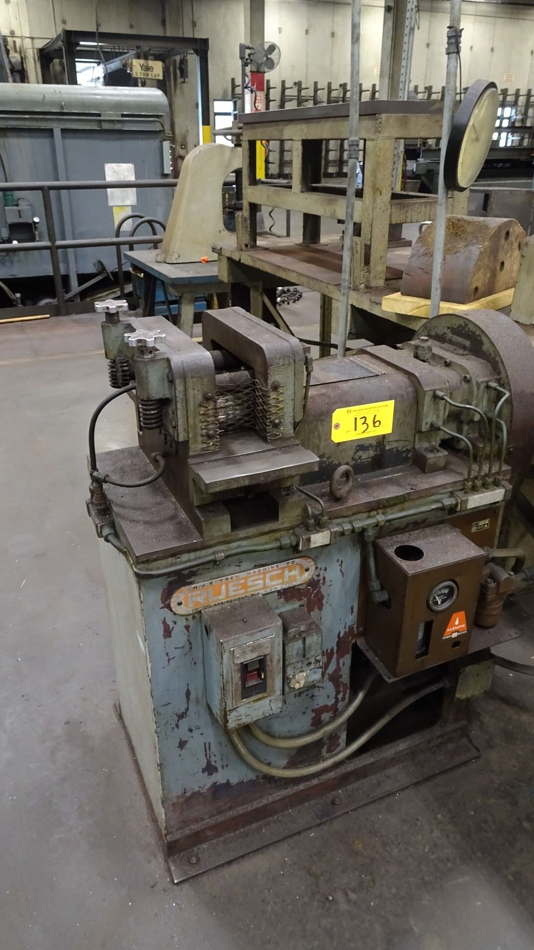Ruesch Model N-2539 (2-High) Rolling Mill/Straightener with 3.5'' Rolls, sn:5863 - Image 3 of 3