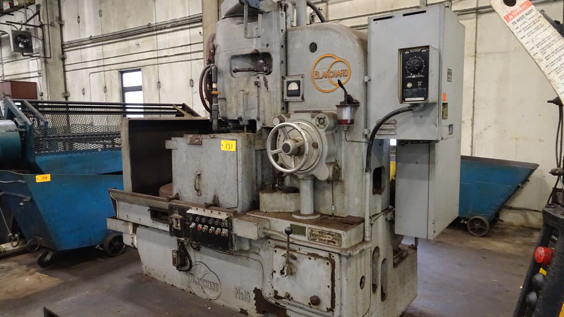 Blanchard Model 18-36 Rotary Vertical Surface Grinder with 36'' Magnetic Chuck, sn:11505 - Bild 4 aus 4