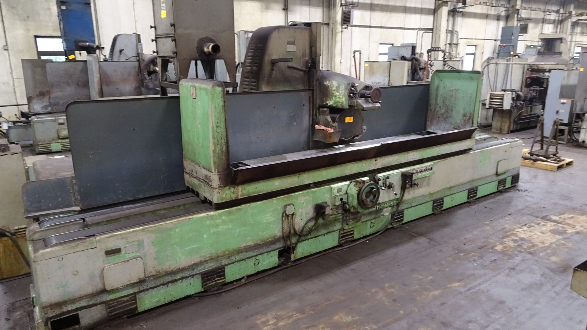 Thompson Model C 24'' x 120'' Hydraulic Surface Grinder with Incremental Downfeed, 24'' x 120'' - Image 2 of 3