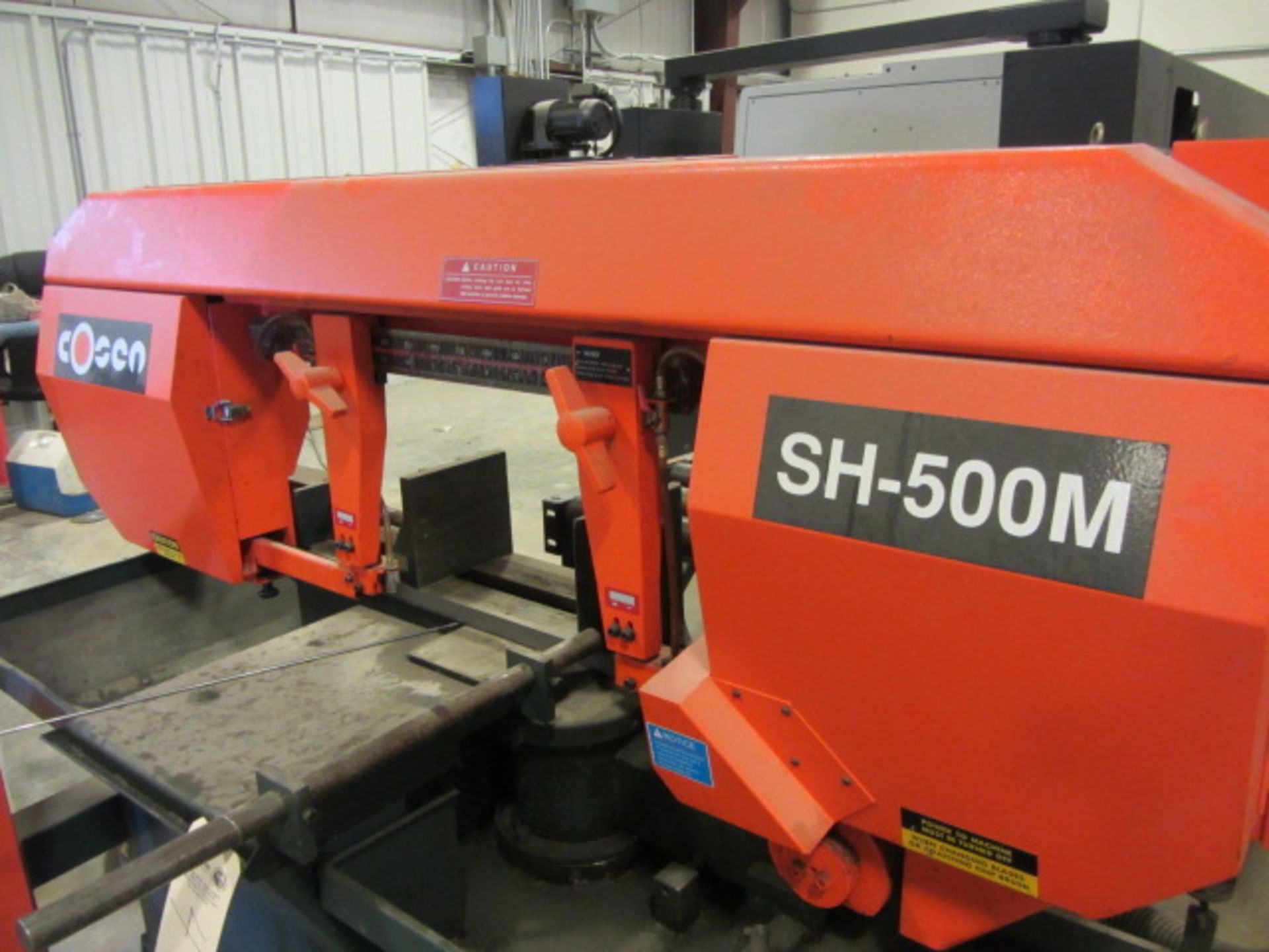 Cosen Model SH-500M Mitre Cutting Horizontal Bandsaw with 11'' Square, 11'' x 19'' Rectangle, 13'' - Image 5 of 7