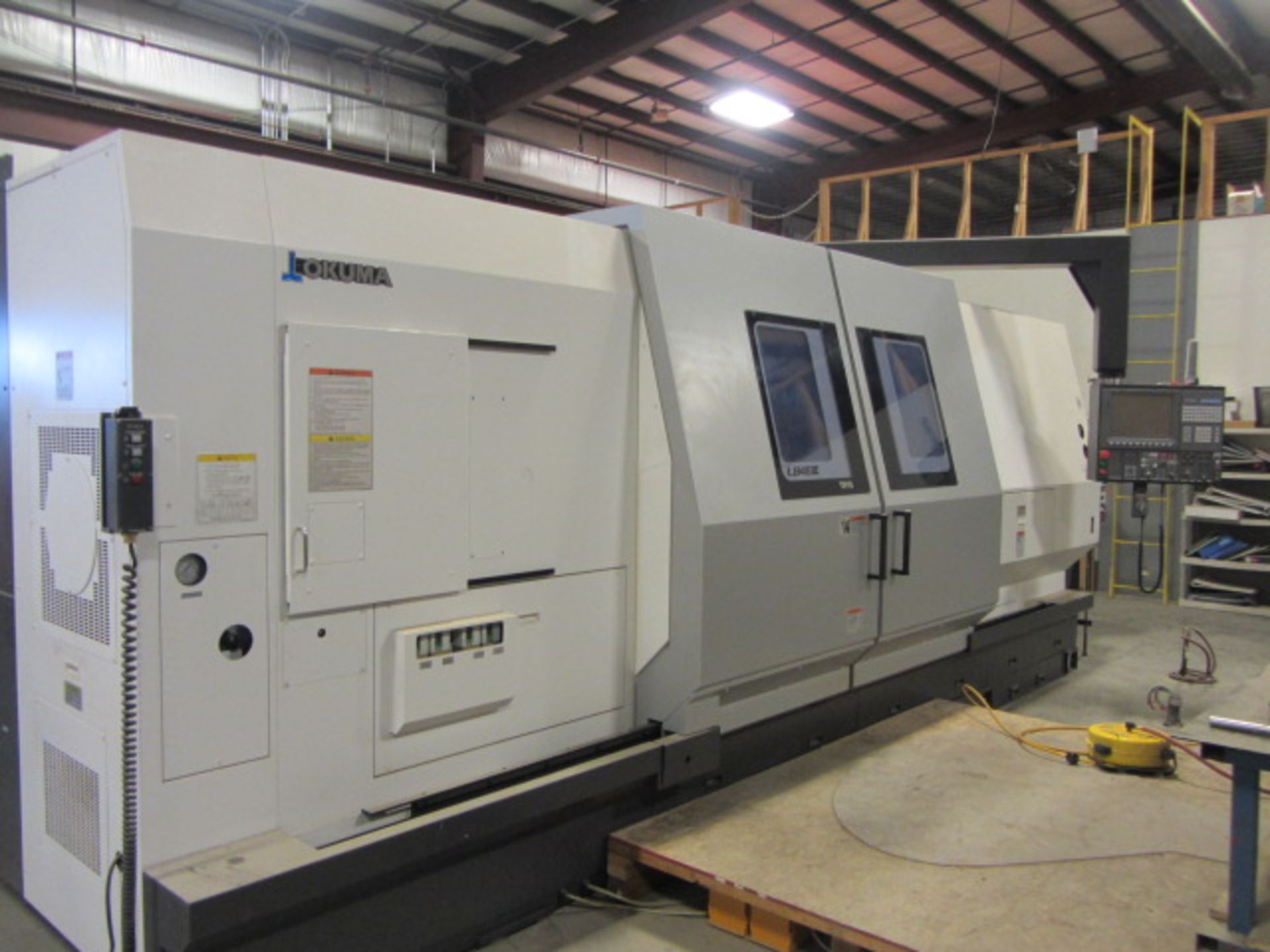 Okuma Model LB45II C2000 Hollow Spindle CNC Turning Center with Dual Front & Rear 24'' 4-Jaw Chucks, - Image 12 of 14