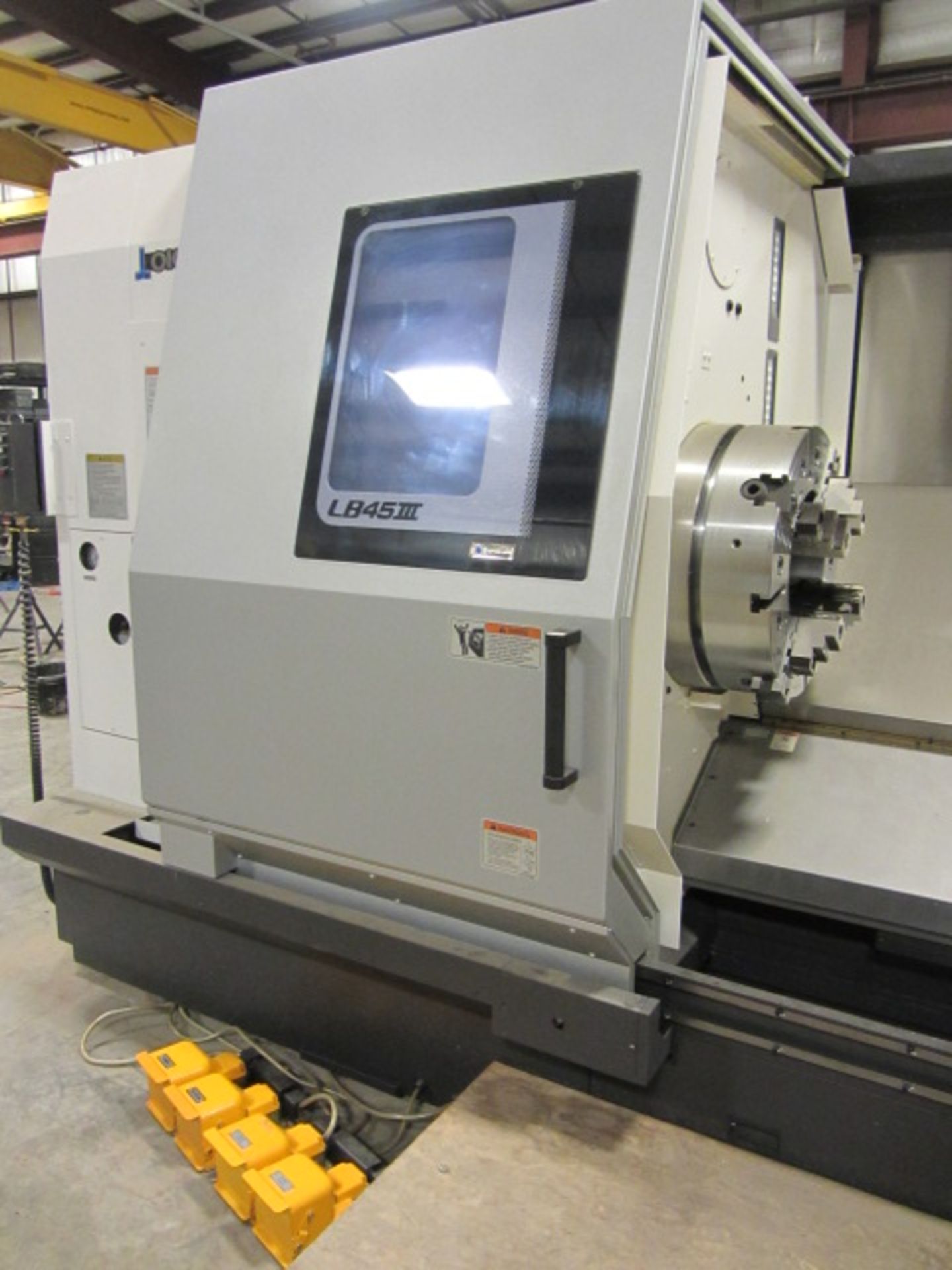 Okuma Model LB45II C2000 Hollow Spindle CNC Turning Center with Dual Front & Rear 24'' 4-Jaw Chucks, - Image 5 of 14
