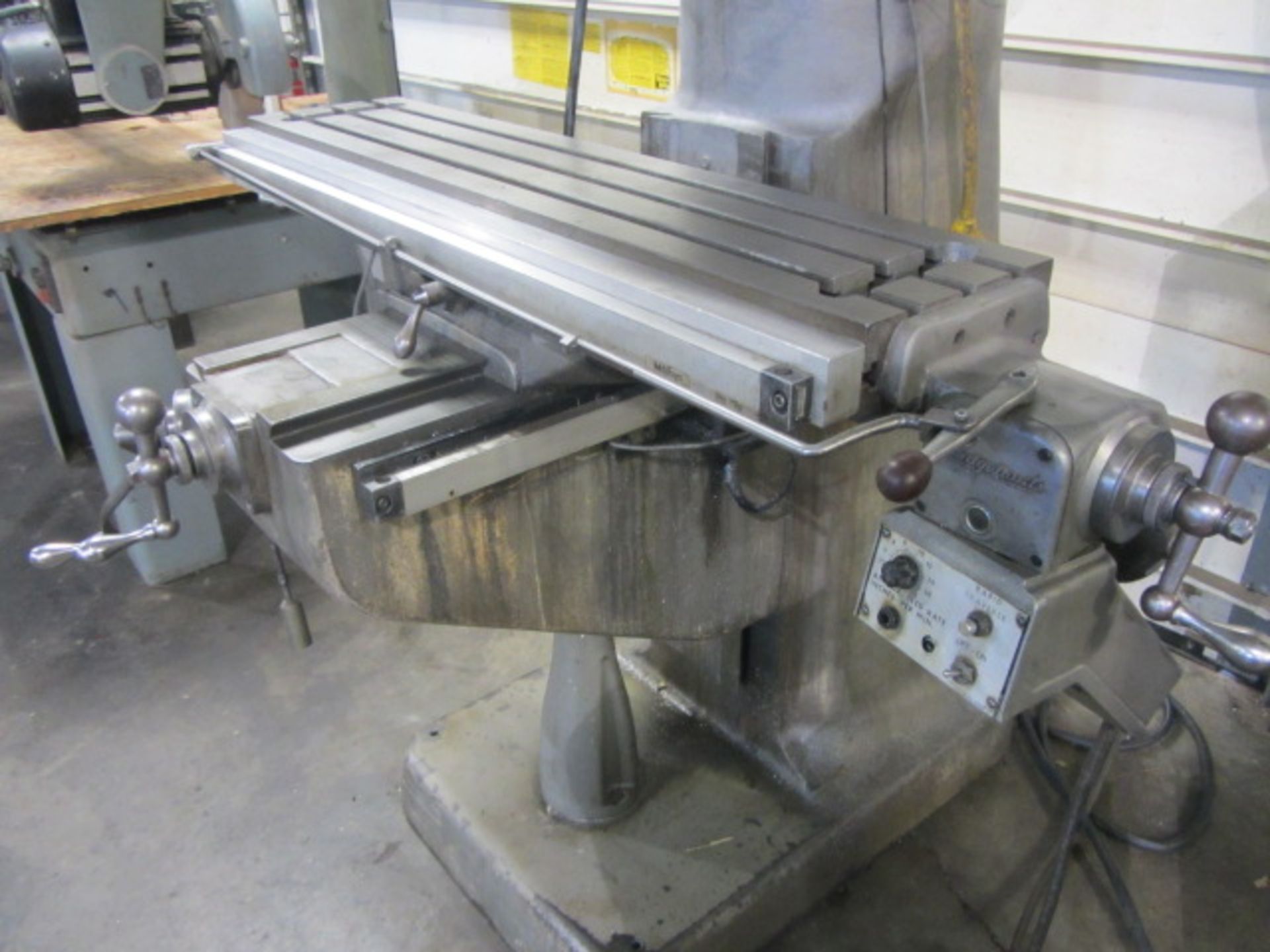 Bridgeport Vertical Milling Machine with 9'' x 42'' Power Feed Table, R8 Taper, Spindle Speeds to - Image 3 of 4