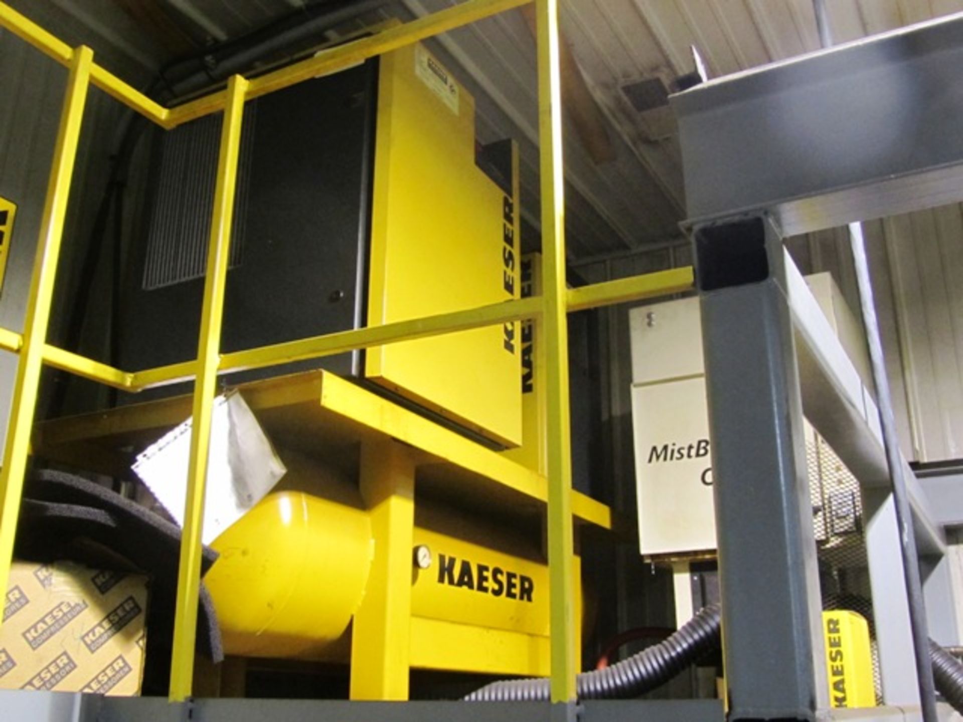 Kaeser Model SK19 15 HP Packaged Rotary Screw Air Compressor with TB19 Air Dryer, Air Holding