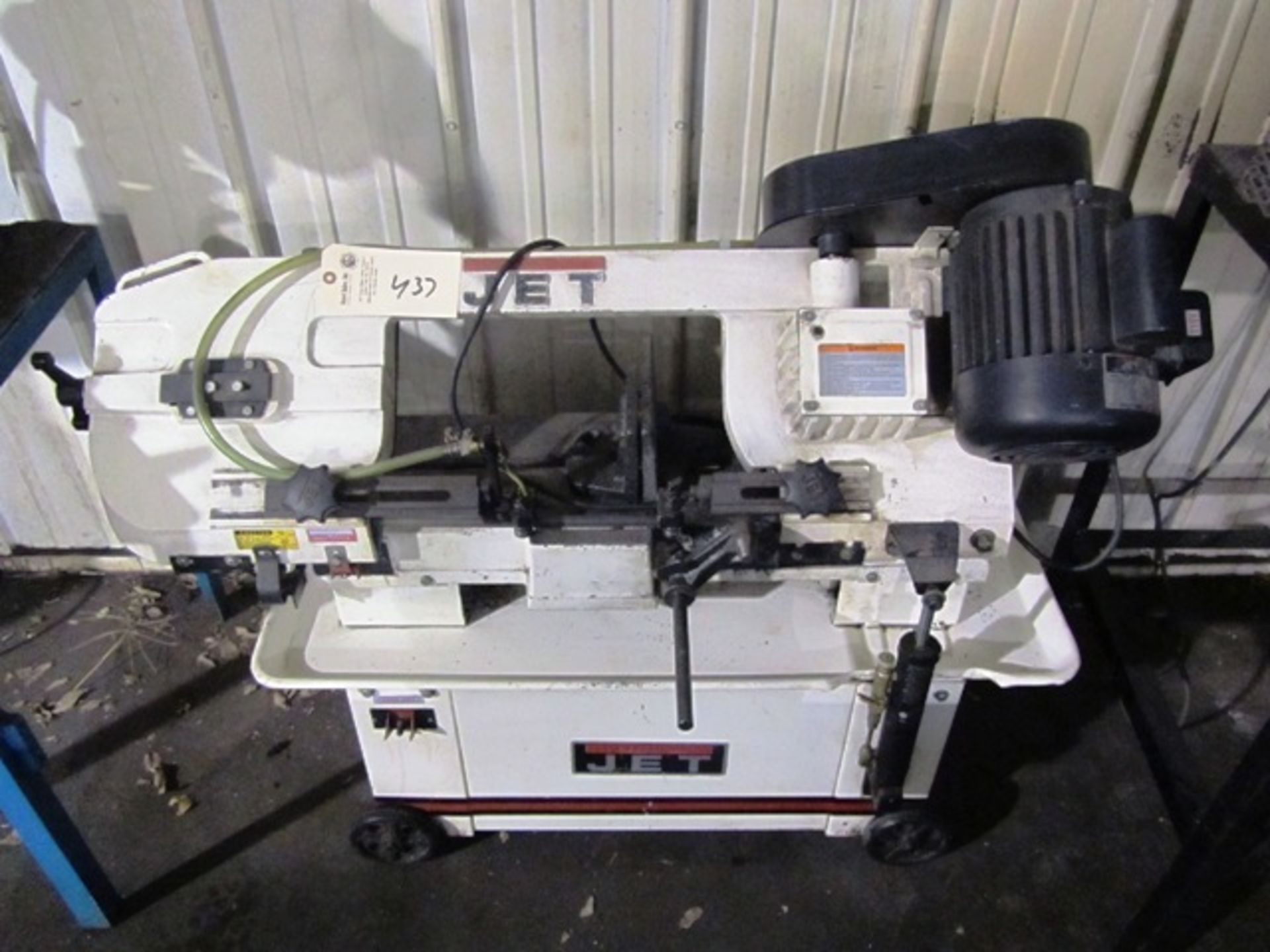 Jet Portable Horizontal Bandsaw with Approx 10'' Capacity, Coolant