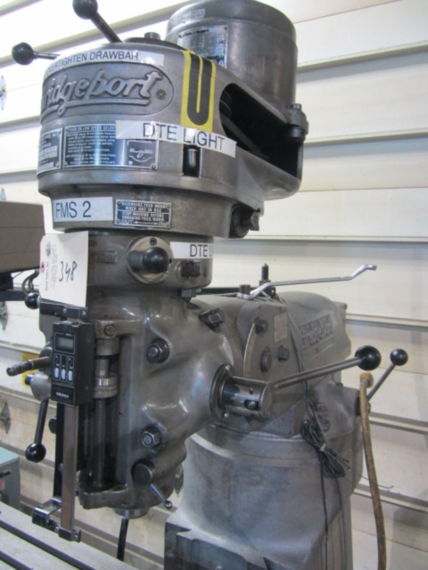 Bridgeport Vertical Milling Machine with 9'' x 42'' Power Feed Table, R8 Taper, Spindle Speeds to - Image 4 of 4