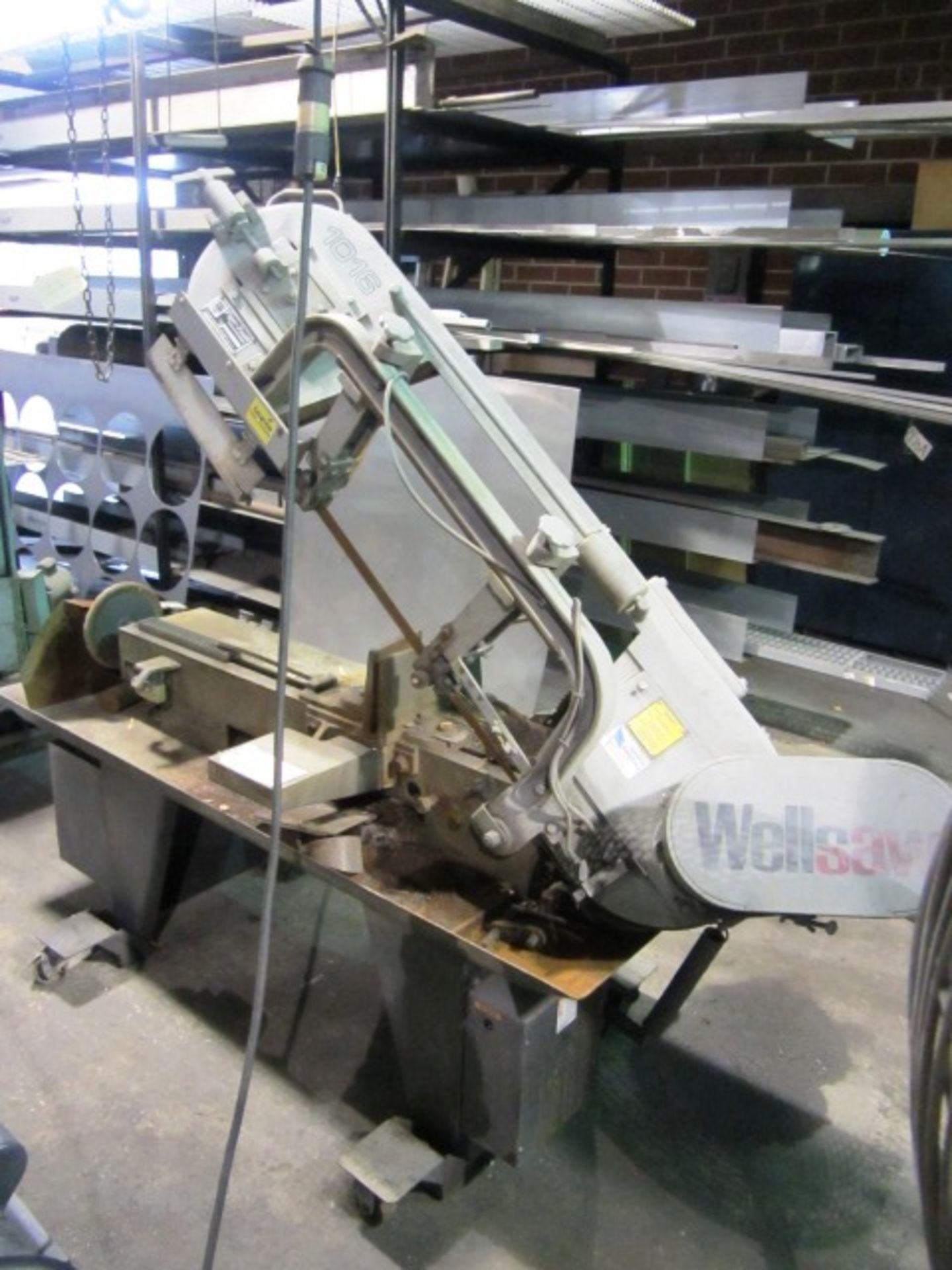 Wellsaw Model 1016 Portable Horizontal Bandsaw with 1'' Blade, sn:101164 - Image 7 of 8