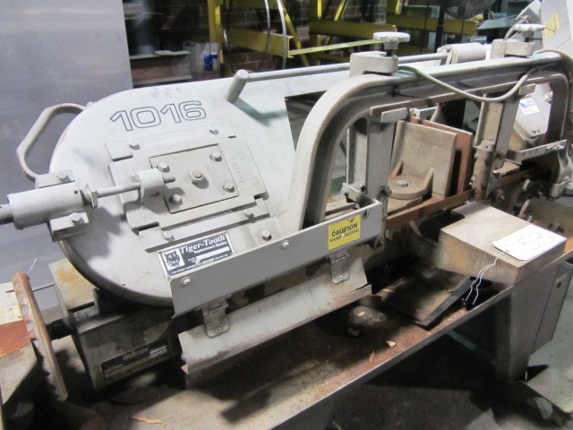 Wellsaw Model 1016 Portable Horizontal Bandsaw with 1'' Blade, sn:101164 - Image 3 of 8