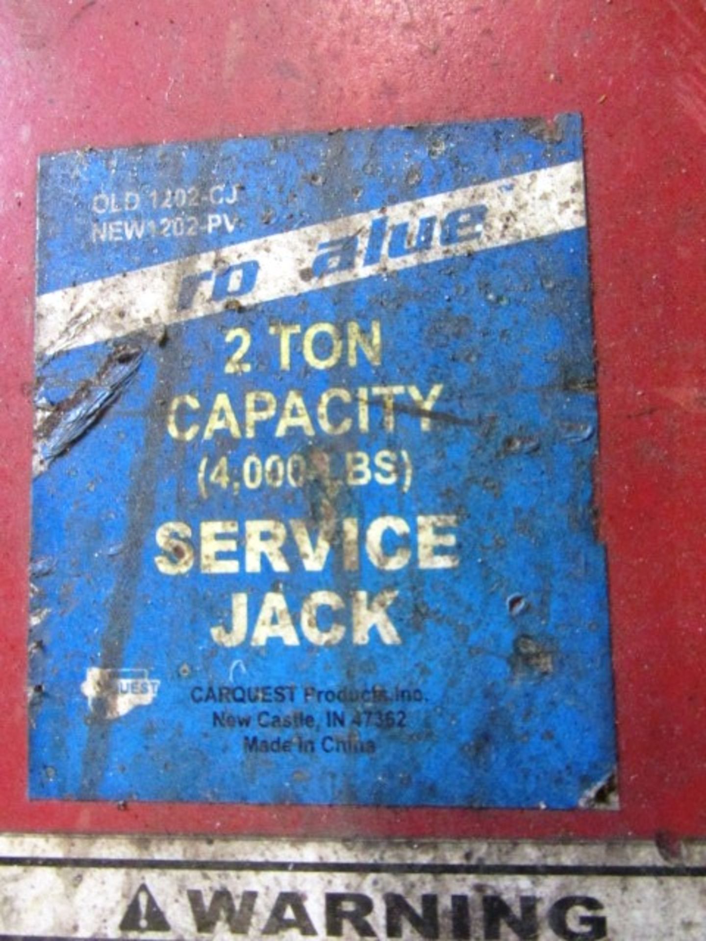 2 Ton Service Jack - Image 2 of 3