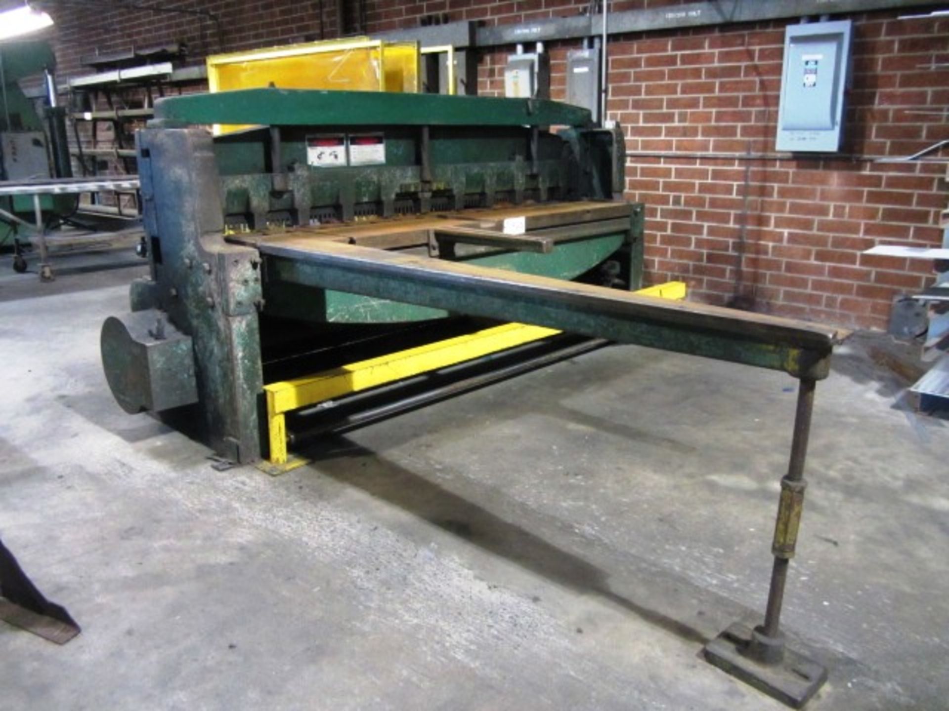 Wysong Model 1096 8' x 10GA Mechanical Shear with Backgauge, Left Hand Square Arm, Sheet Arm, - Image 5 of 7