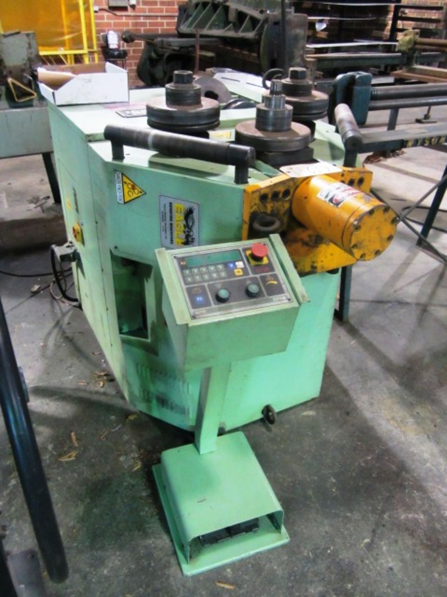 Eagle Model CP60H Universal Angle Bending Roll, Vertical / Horizontal Bender with 2-1/2'' Pipe,