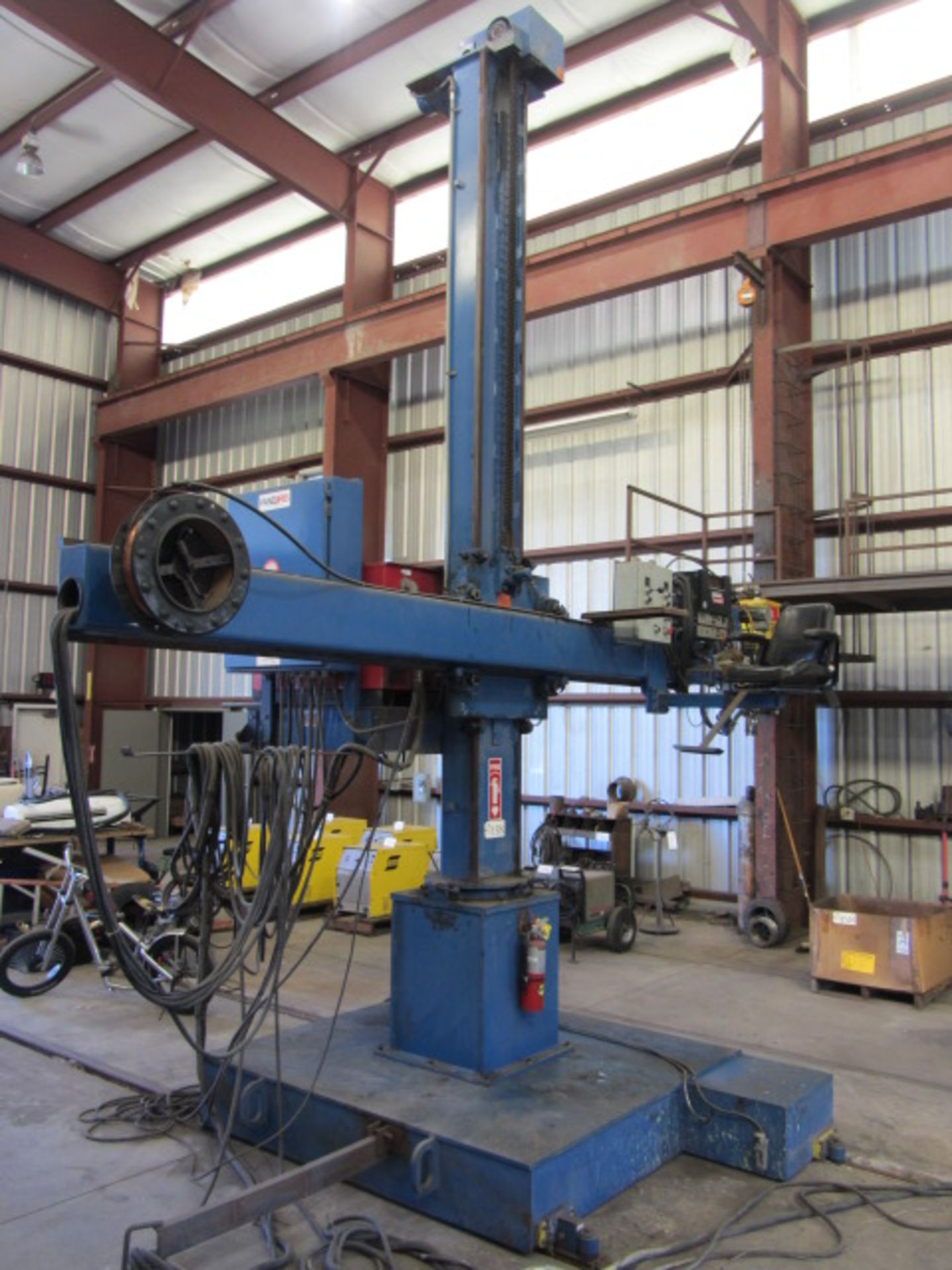 Pandjiris 12' x 12' Welding Manipulator with Portable Car, 360 Degree Lincoln DC1000 Welder, Lincoln - Image 3 of 8