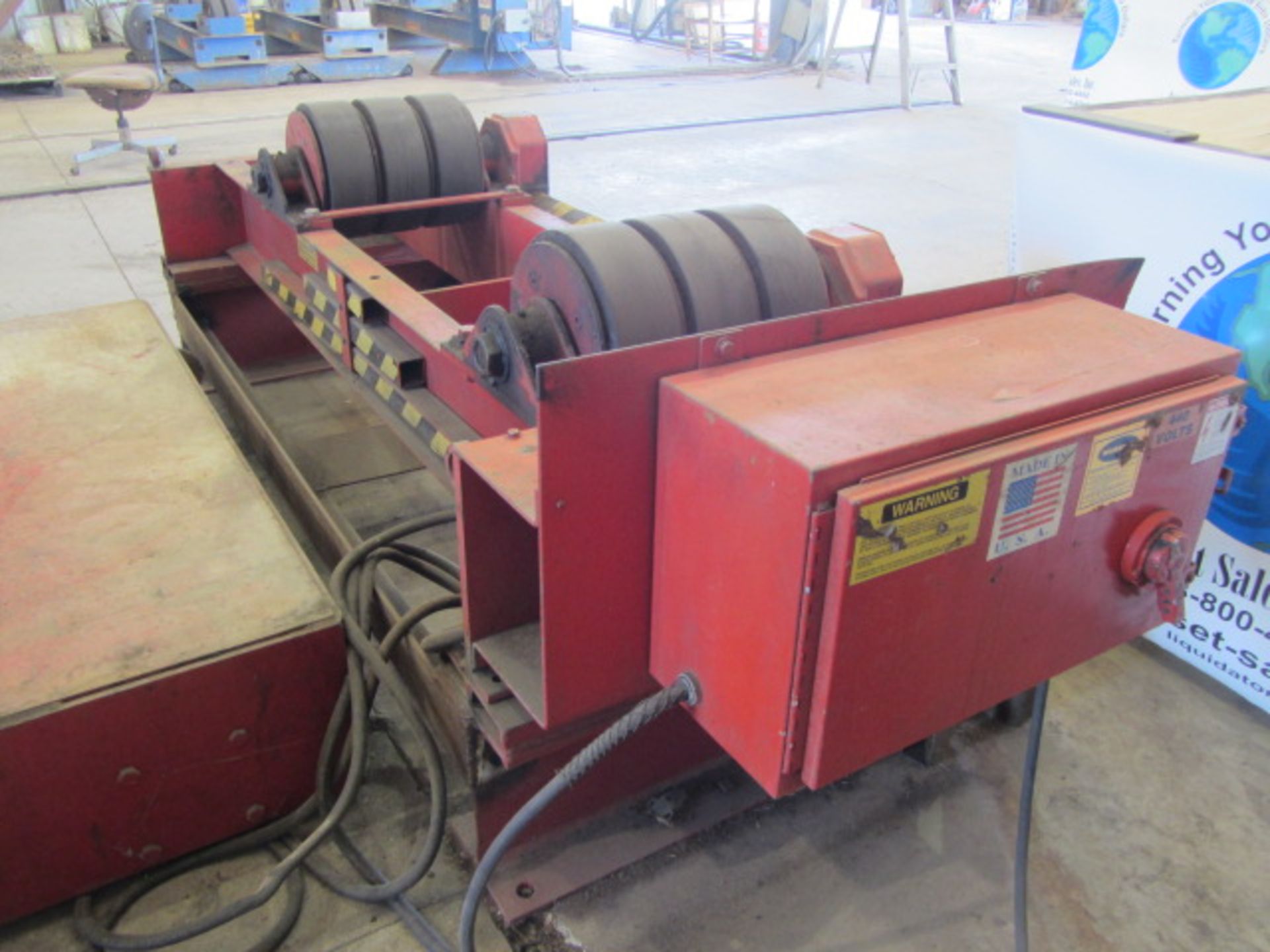 Weldwire Model WWRD-20, (1) Drive (2) Idler Rolls with Capacity to 30 Tons, Adjustable Carts & - Image 6 of 7