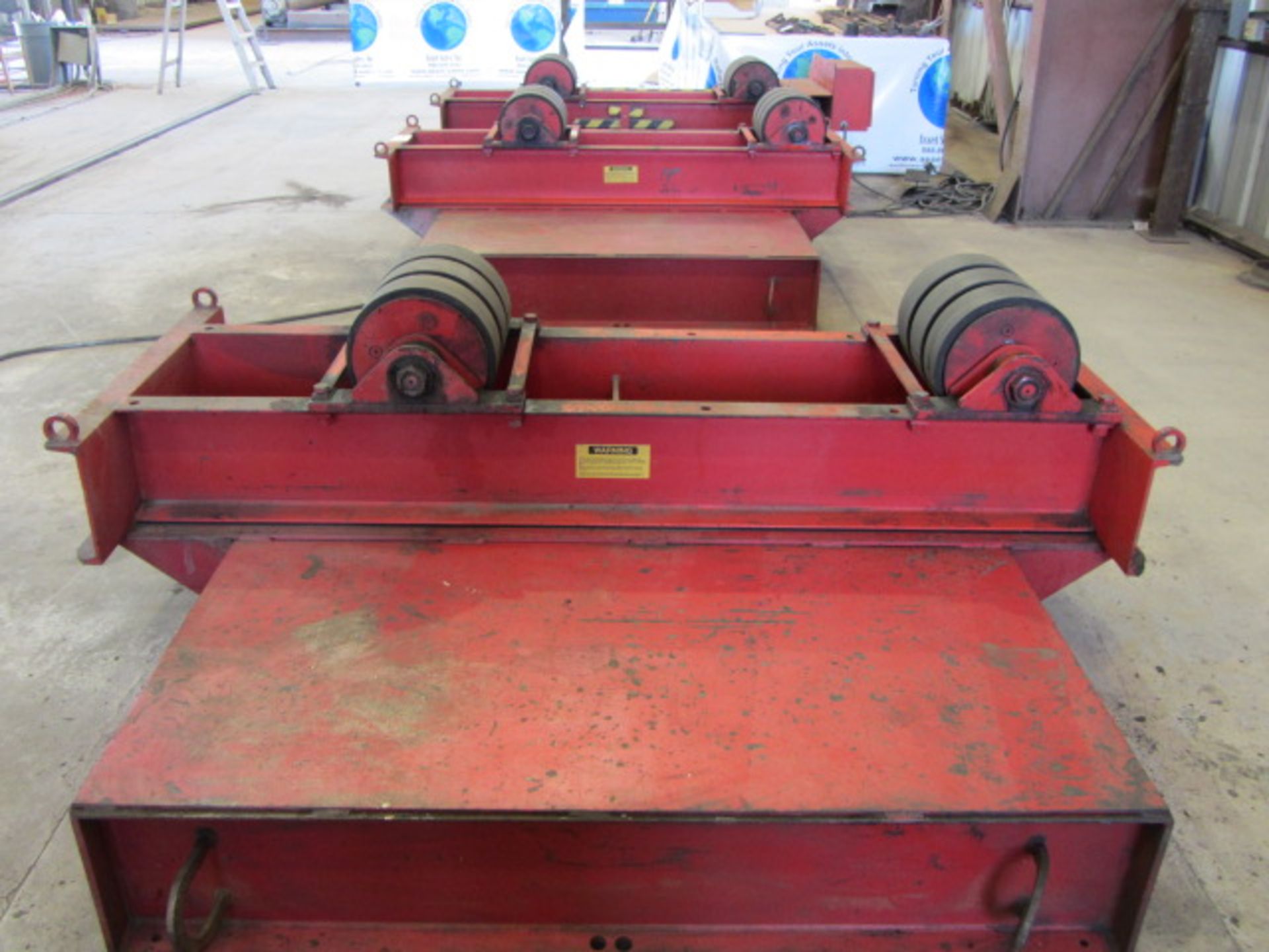 Weldwire Model WWRD-20, (1) Drive (2) Idler Rolls with Capacity to 30 Tons, Adjustable Carts & - Image 4 of 7
