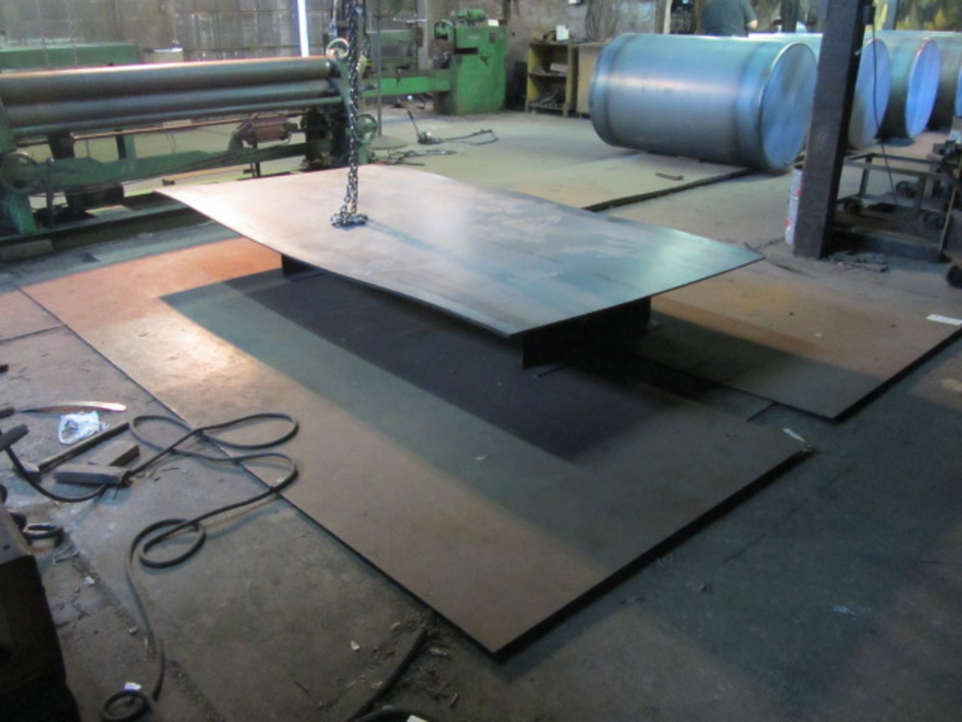 (2) Sheets of 10 Gauge x 160''L x 60''W Steel Sheets