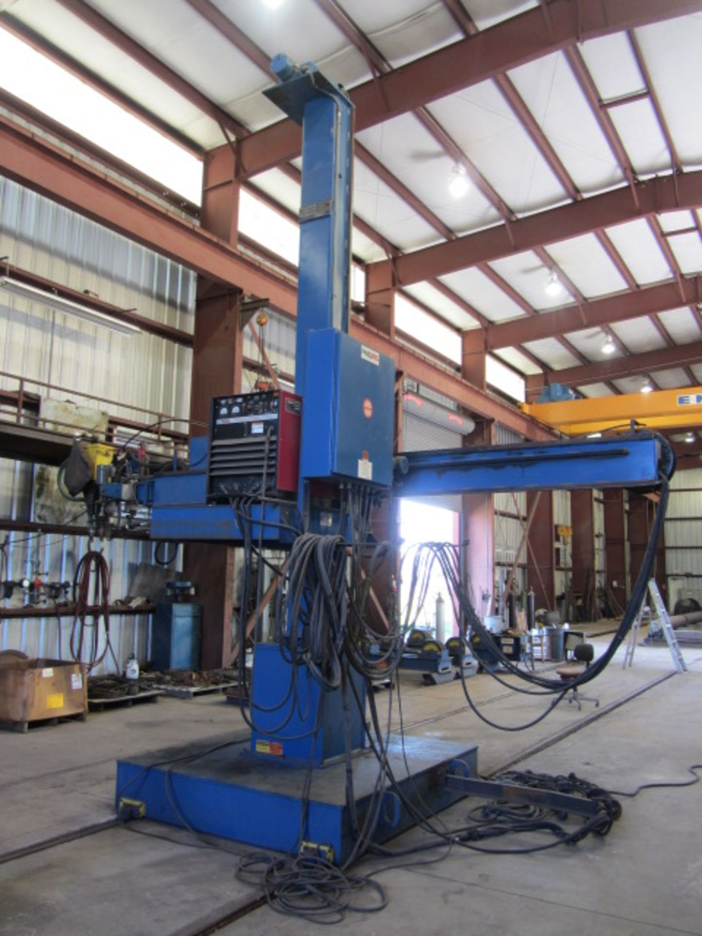 Pandjiris 12' x 12' Welding Manipulator with Portable Car, 360 Degree Lincoln DC1000 Welder, Lincoln - Image 4 of 8