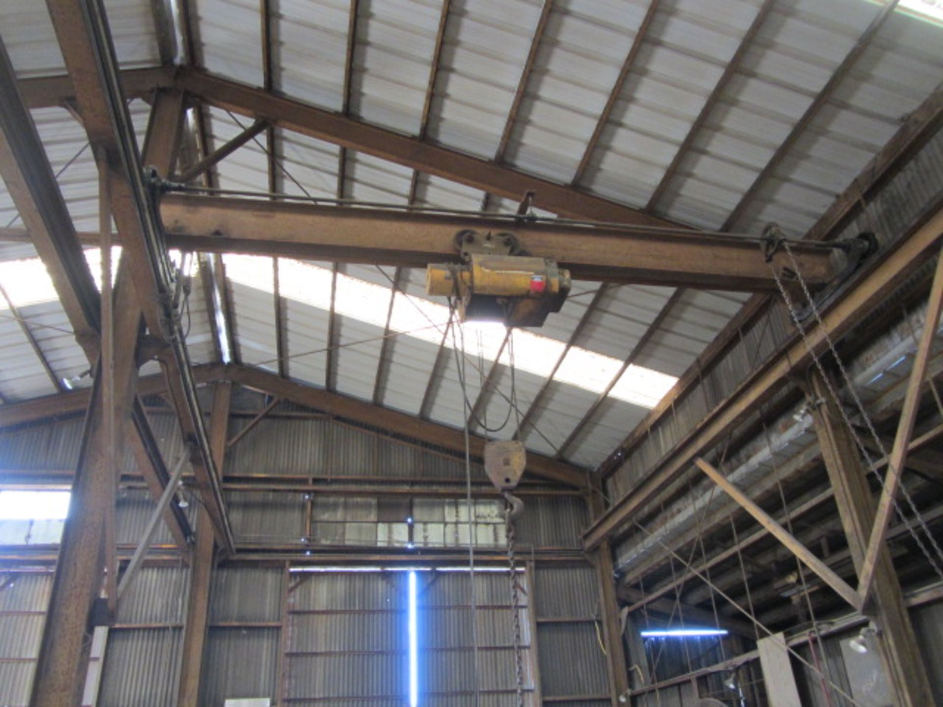 5 Ton Top Running Bridge Crane with Approx 20' Span x 15' Under Hook, Pendant Control for Up/Down