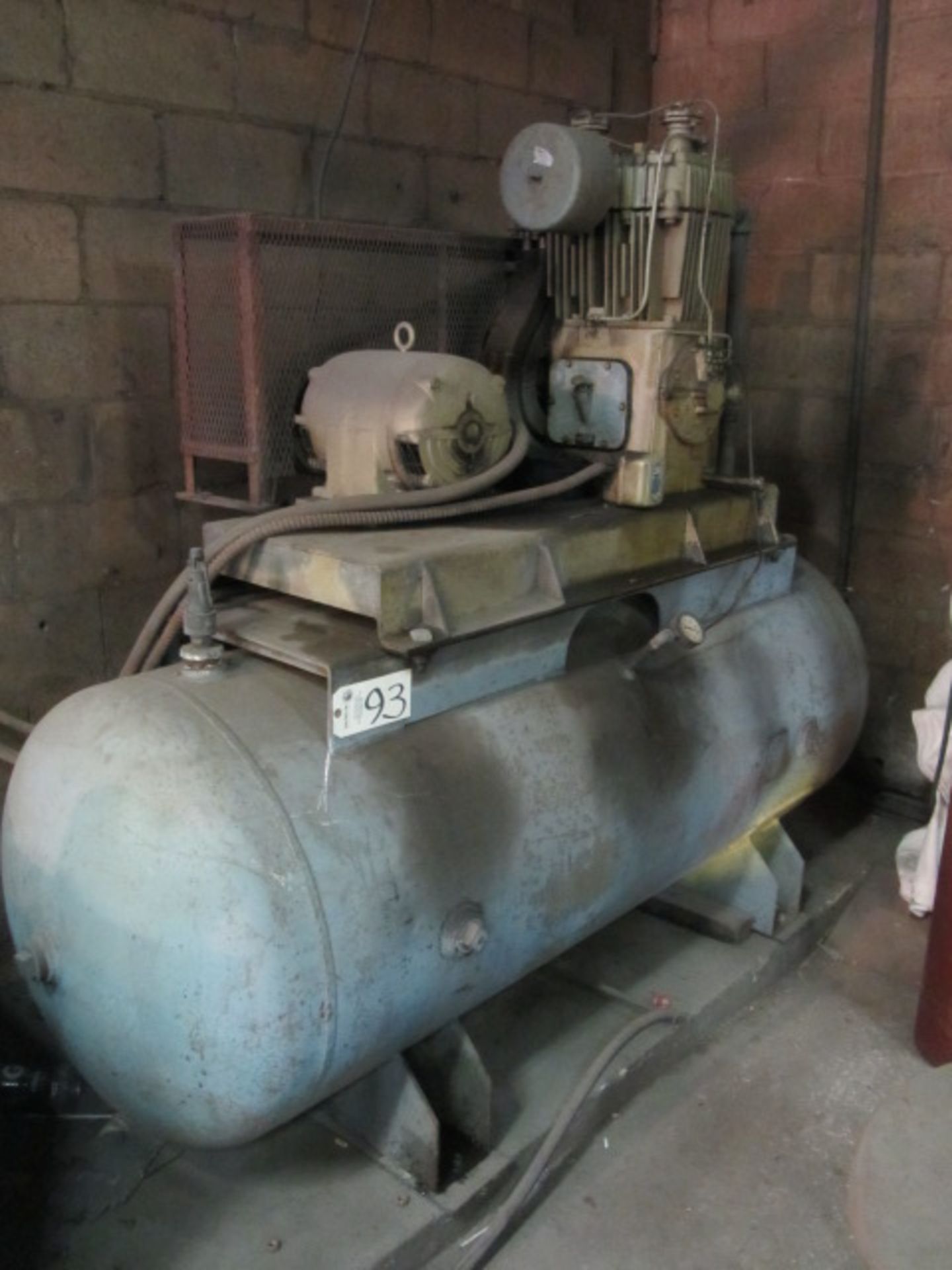 Quincy Model 350 10HP Reciprocating Air Compressor, sn:716422L