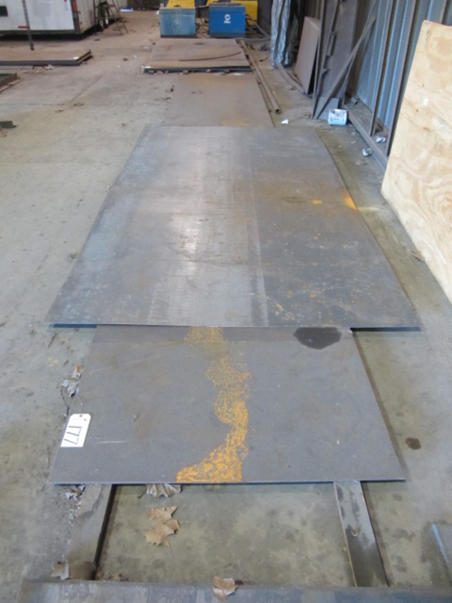 4'W x 25'L Steel Plate & 5'W x 10'L Sheet