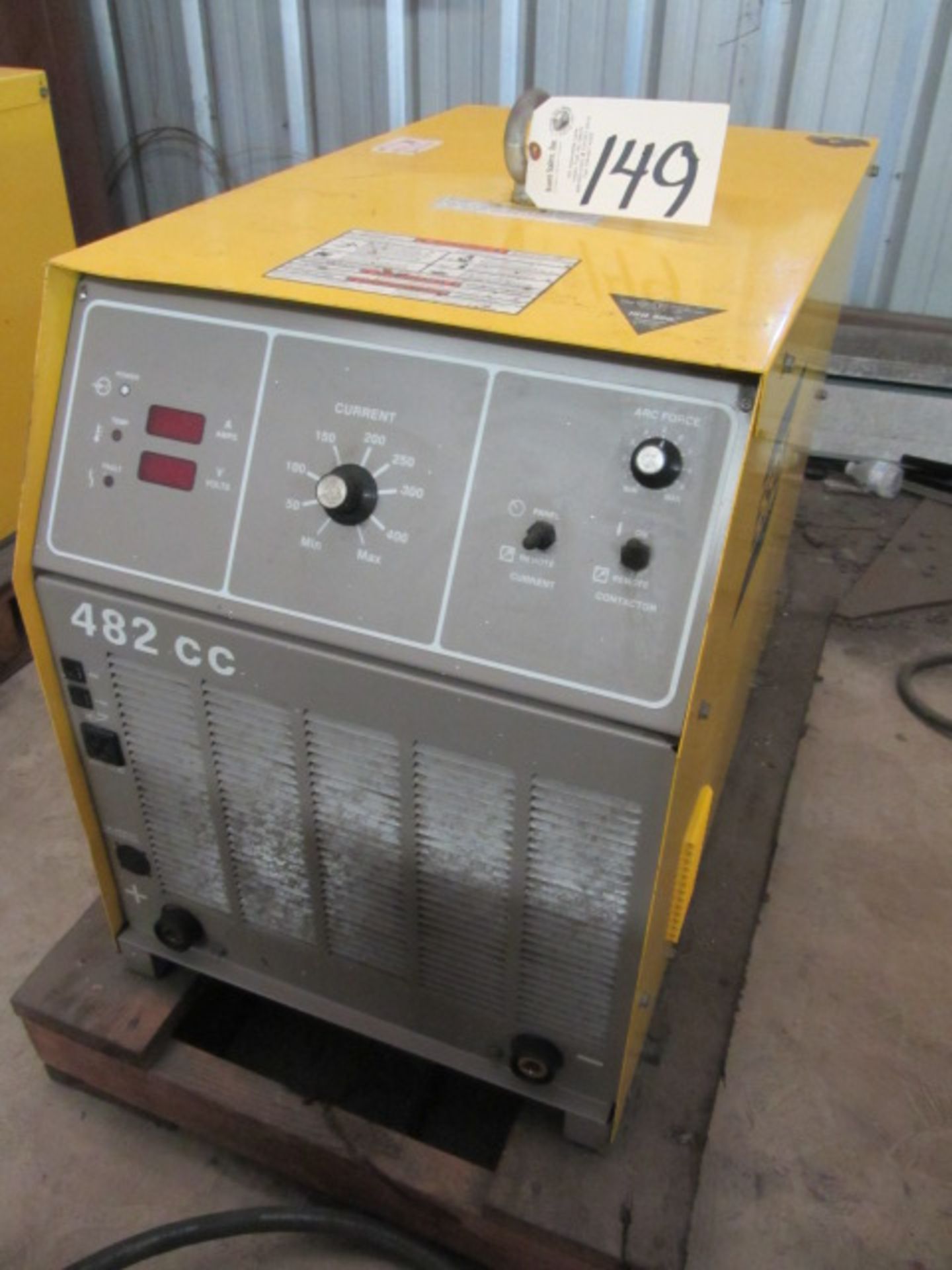 Esab 482 CC DC Welder with 480 Wire, sn:ME-1907054