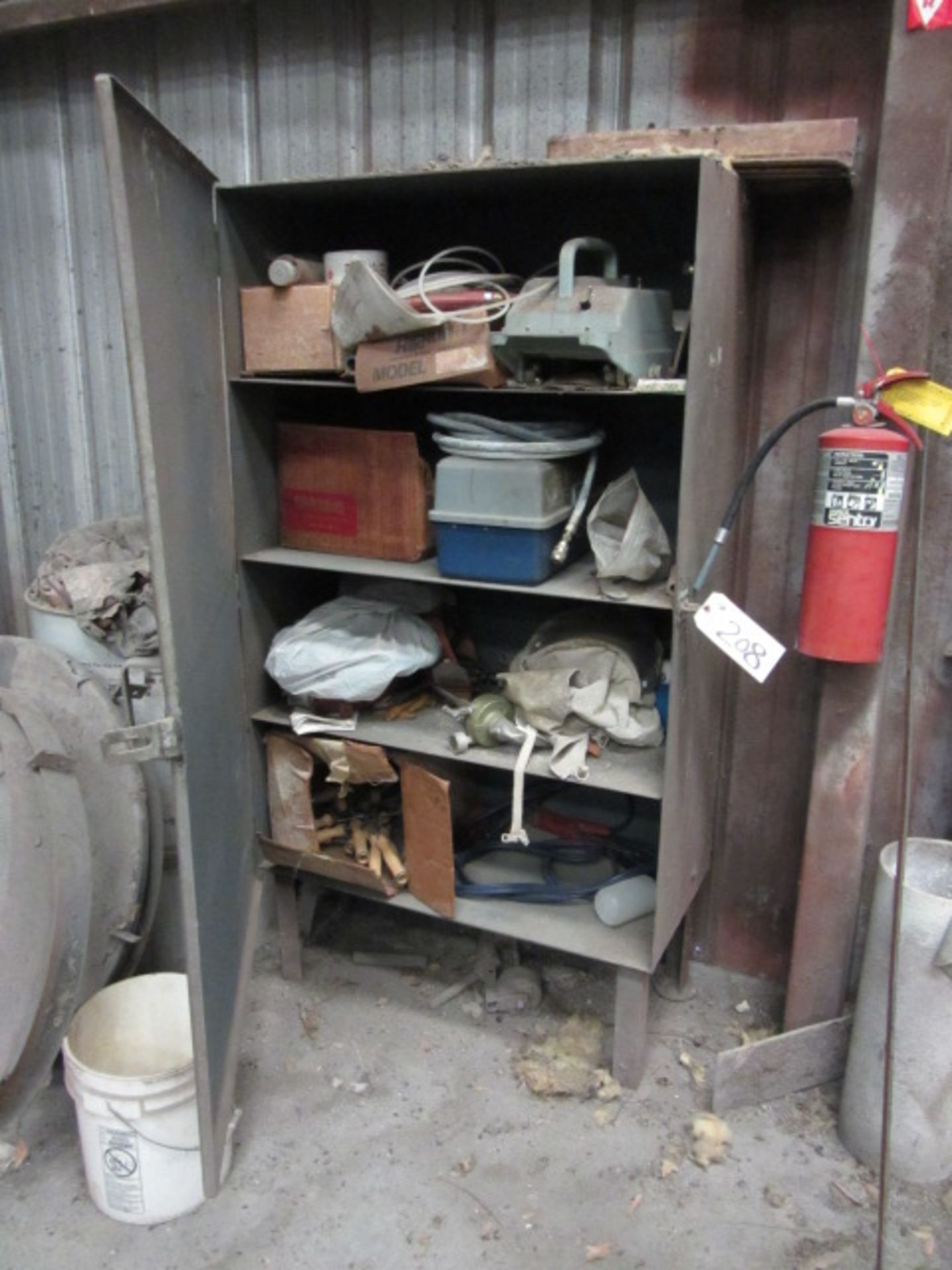 Heavy Duty Cabinet & Contents