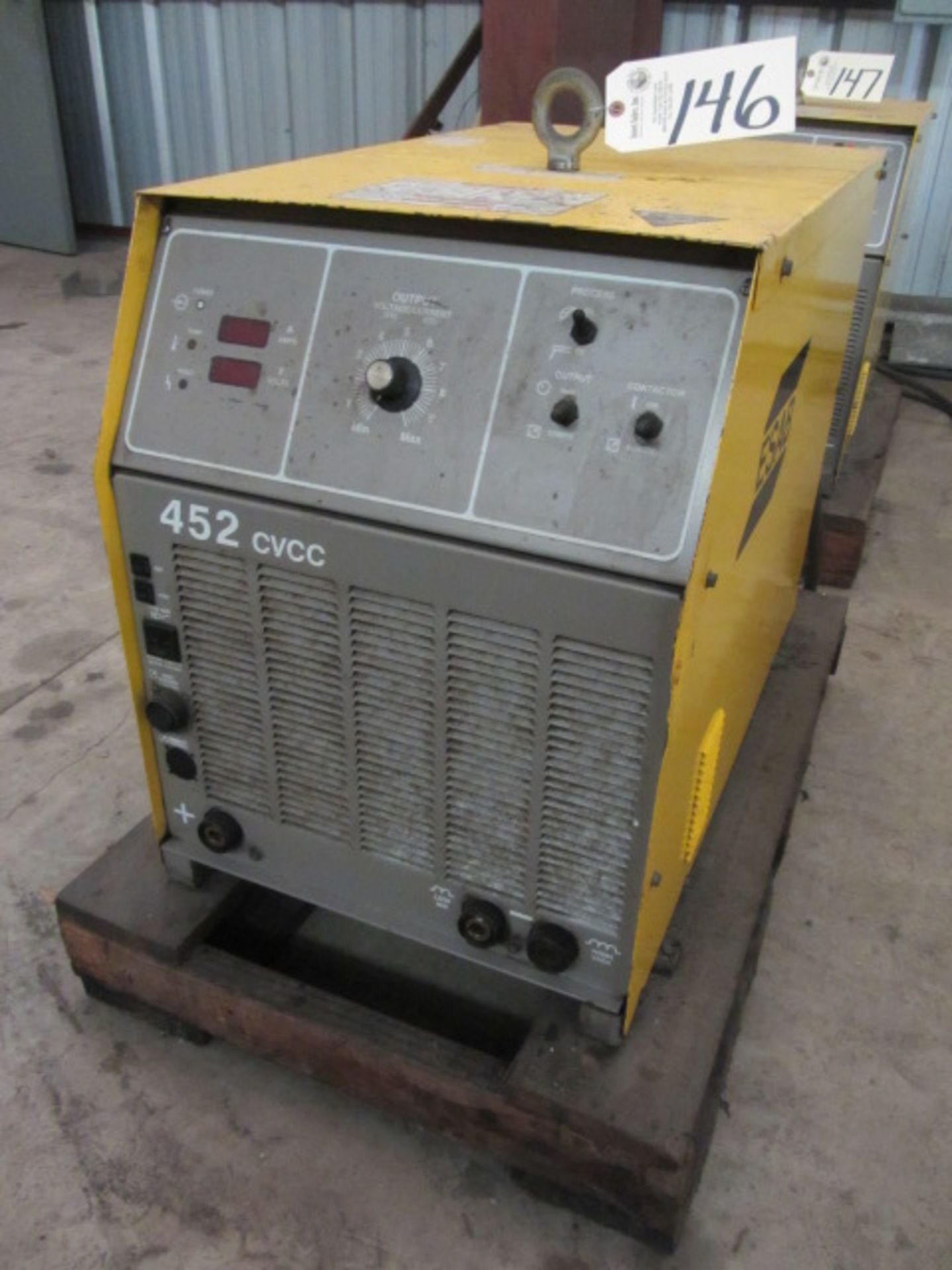 Esab 452 CVCC DC Welder with 480 Wire, sn:ND-1903158