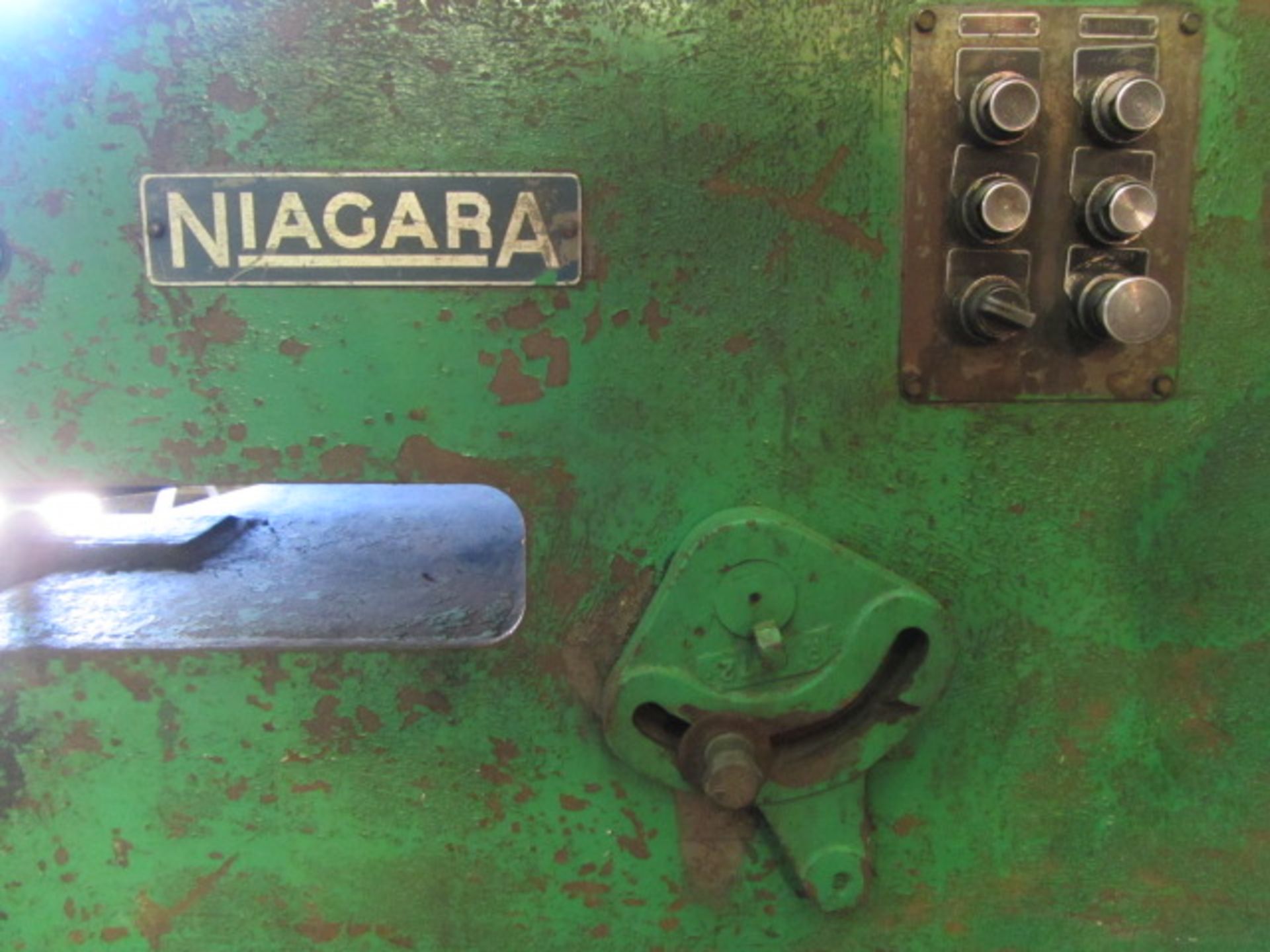 Niagara Model 8-8 Circle Shear & Flanger with 8GA Capacity x 93'' Max Diameter, sn:54445 - Image 2 of 5